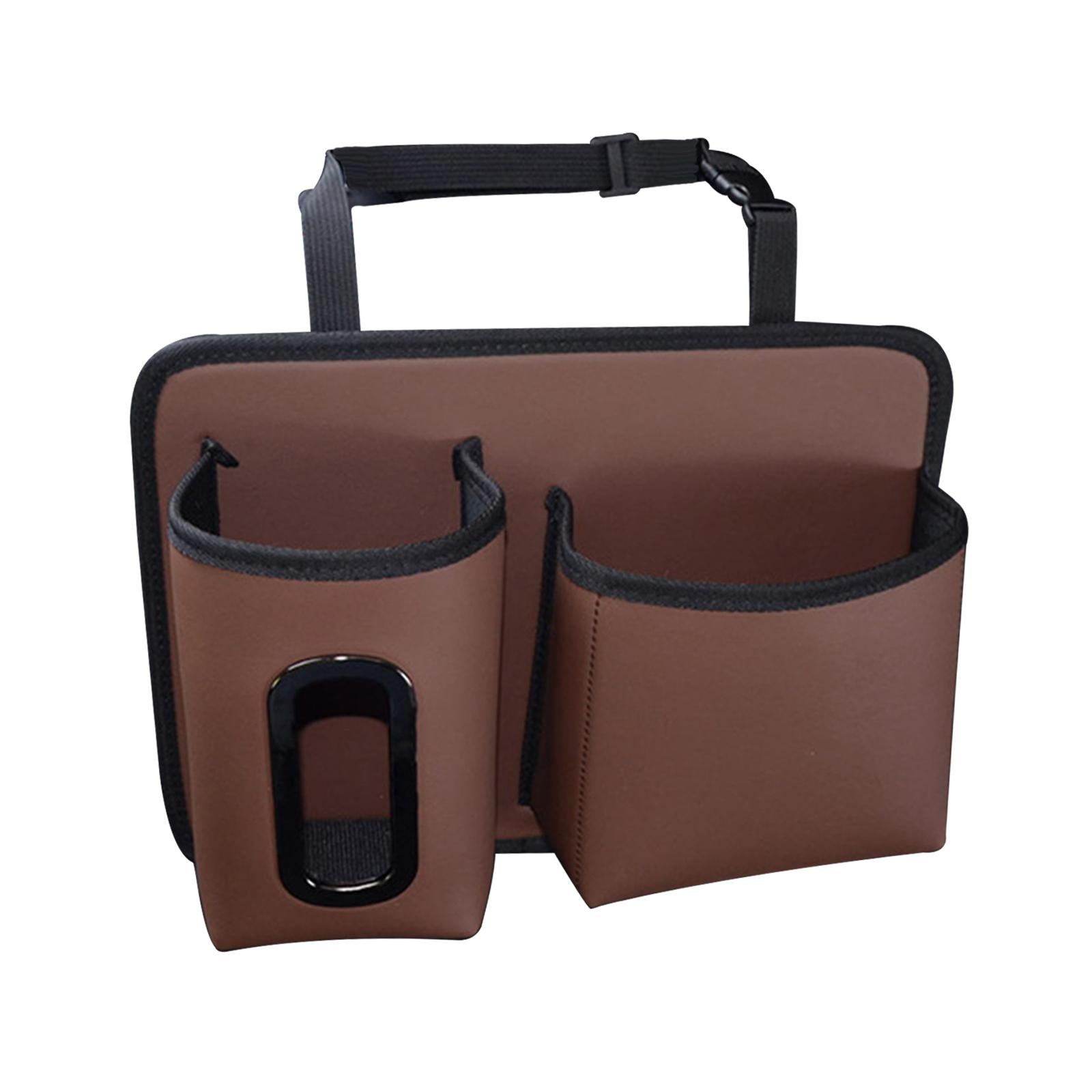 Car Backseat Organizer Hanging Car Back Seat Organizer for Bottles Toys Brown