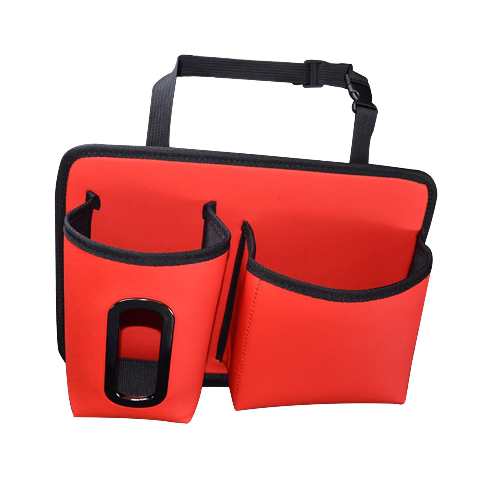 Car Backseat Organizer Hanging Car Back Seat Organizer for Bottles Toys Red