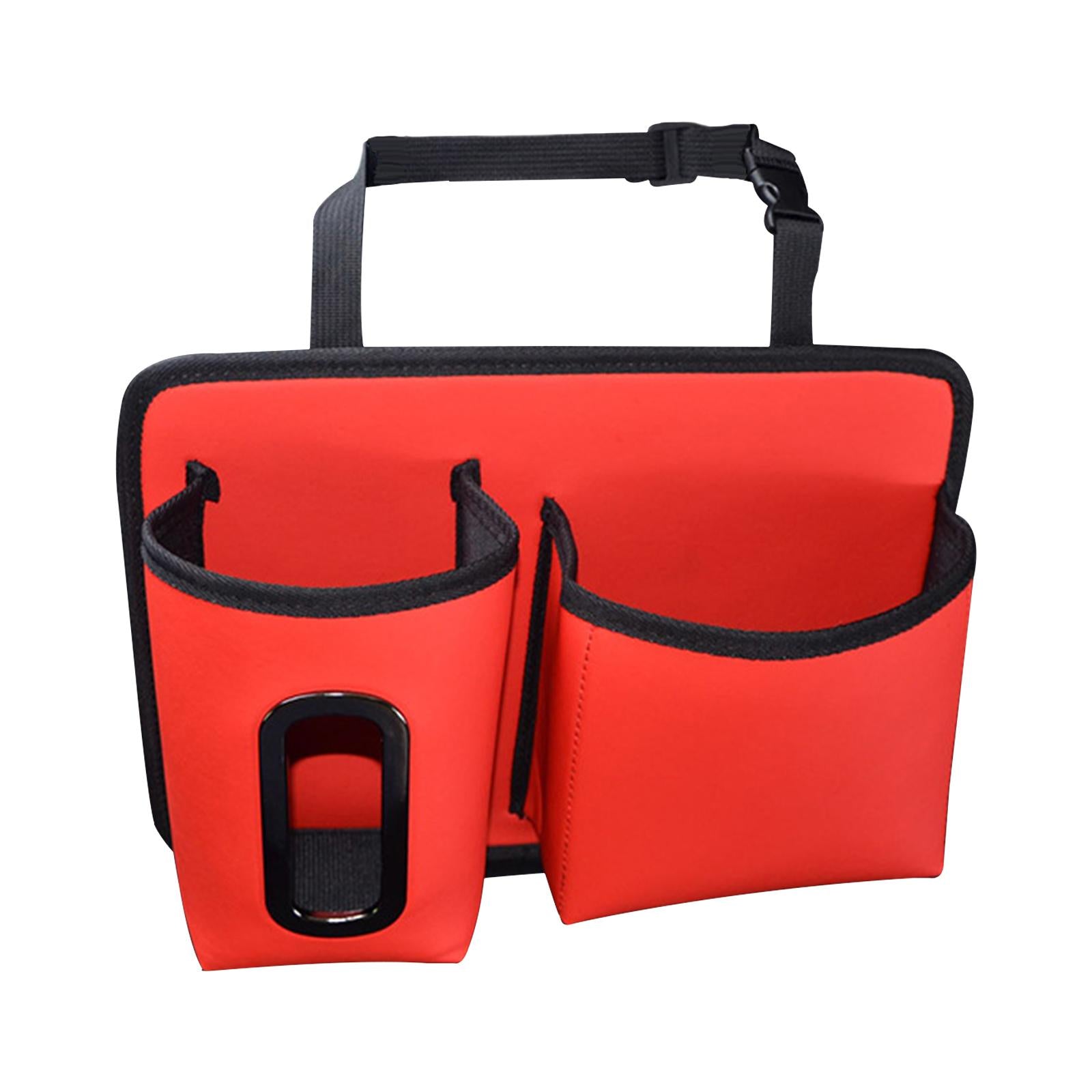 Car Backseat Organizer Hanging Car Back Seat Organizer for Bottles Toys Red