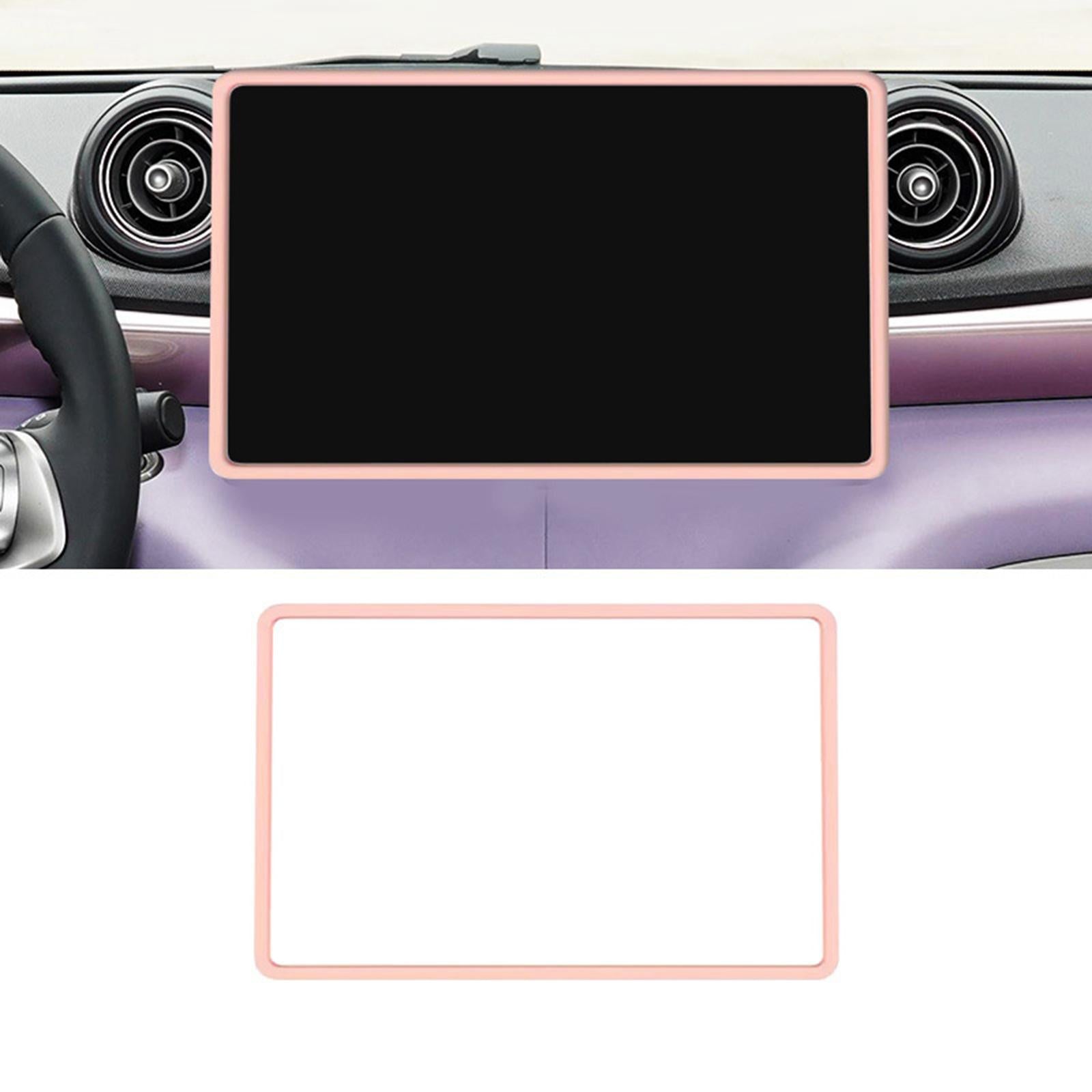 Silicone Screen Protective Frame Replace High Performance for Byd Atto3 Pink 15.6inch