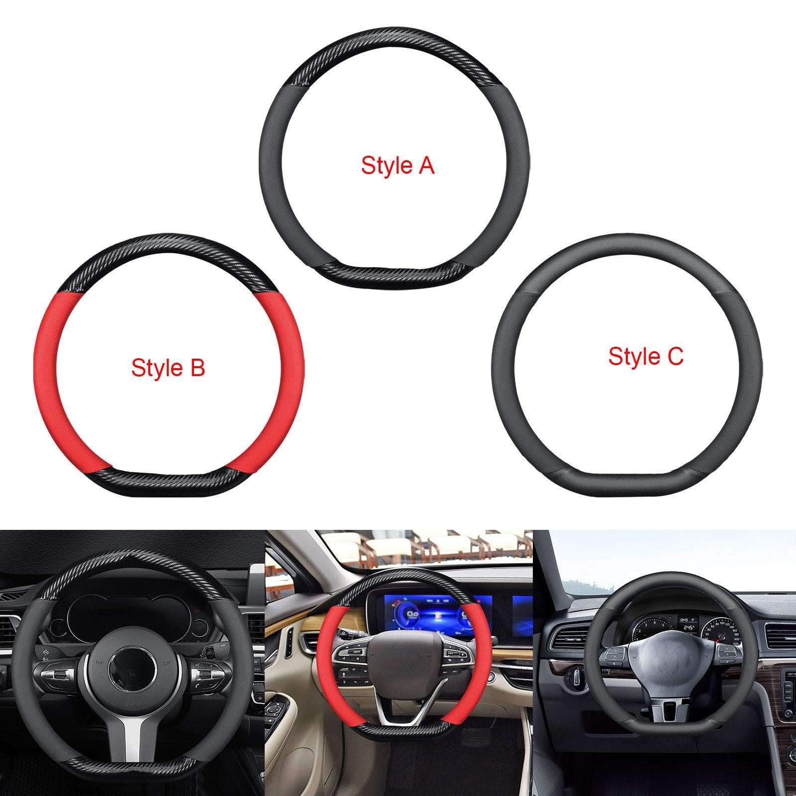 Steering Cover Protector Durable for Byd Dolphin Stylish Wear Resistant Style A