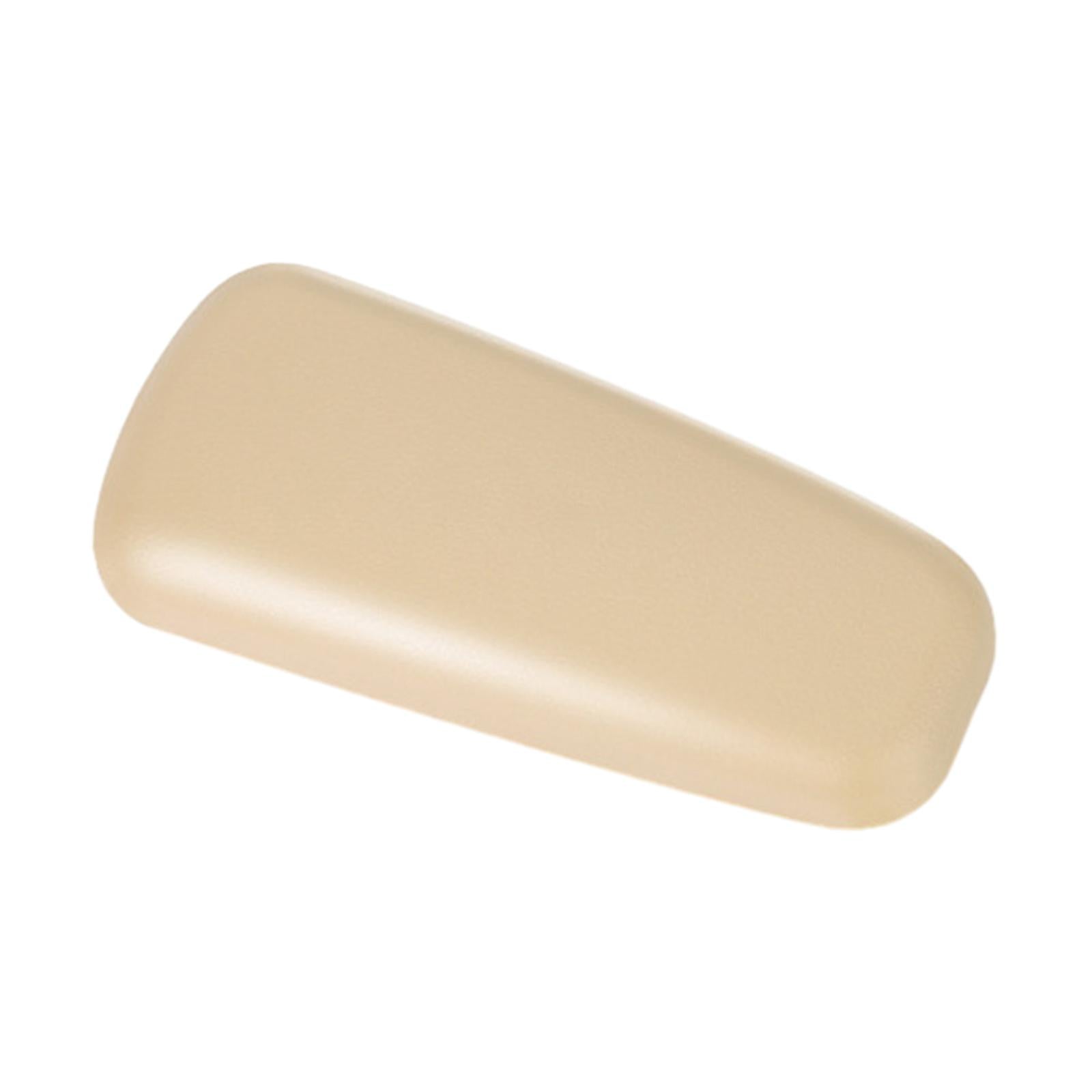 Auto Car Armrest Pad Soft Pad Elbow Pad Interior Accessories PU Leather Beige