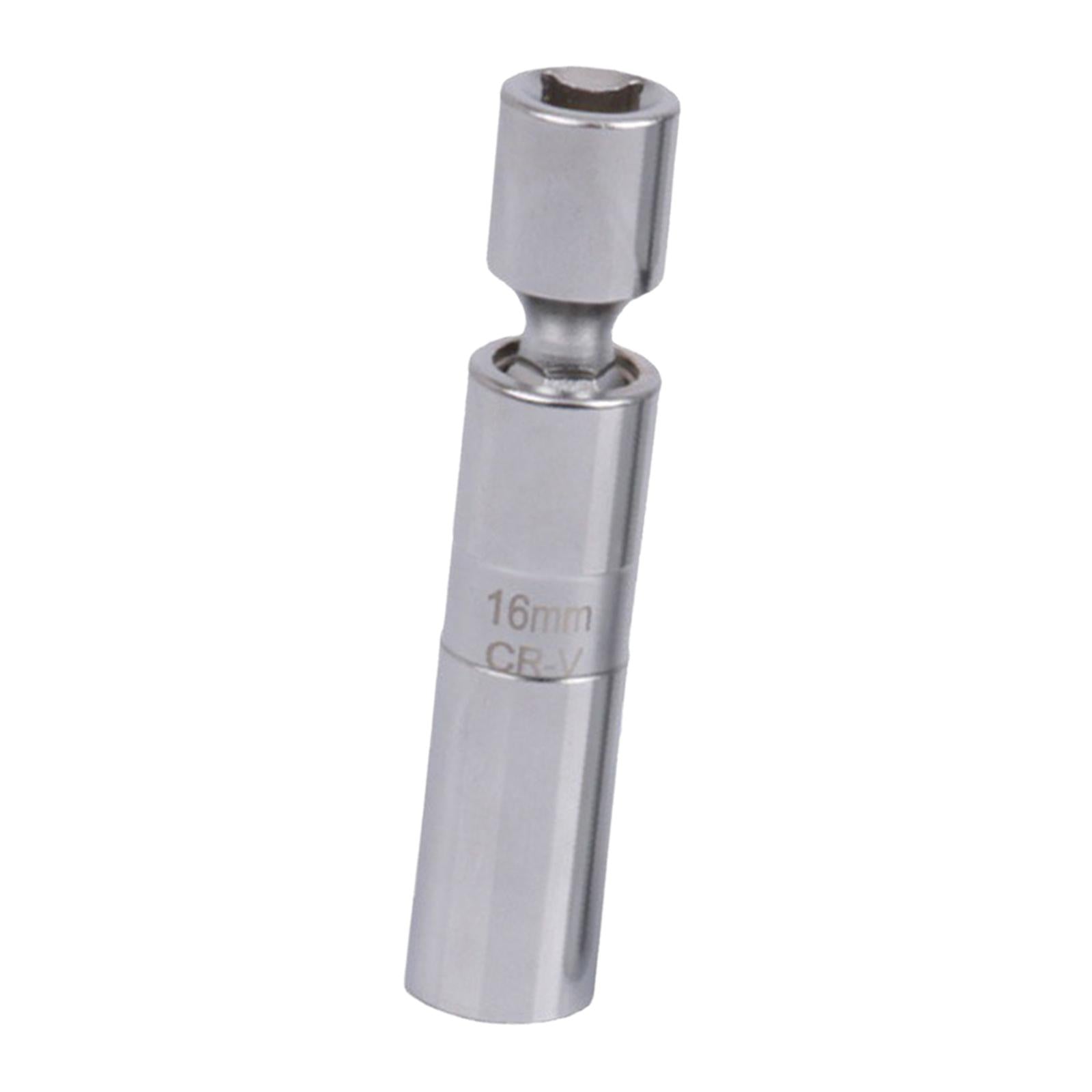 Magnetic Spark Plug Socket 3/8inch Drive 12 Points Wrench Car Repair Swivel 97mm 16mm
