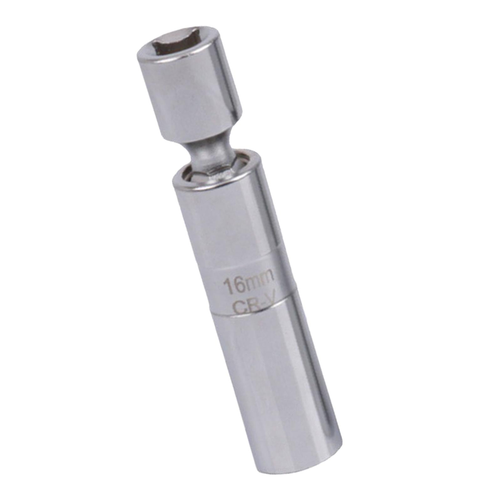 Magnetic Spark Plug Socket 3/8inch Drive 12 Points Wrench Car Repair Swivel 97mm 16mm