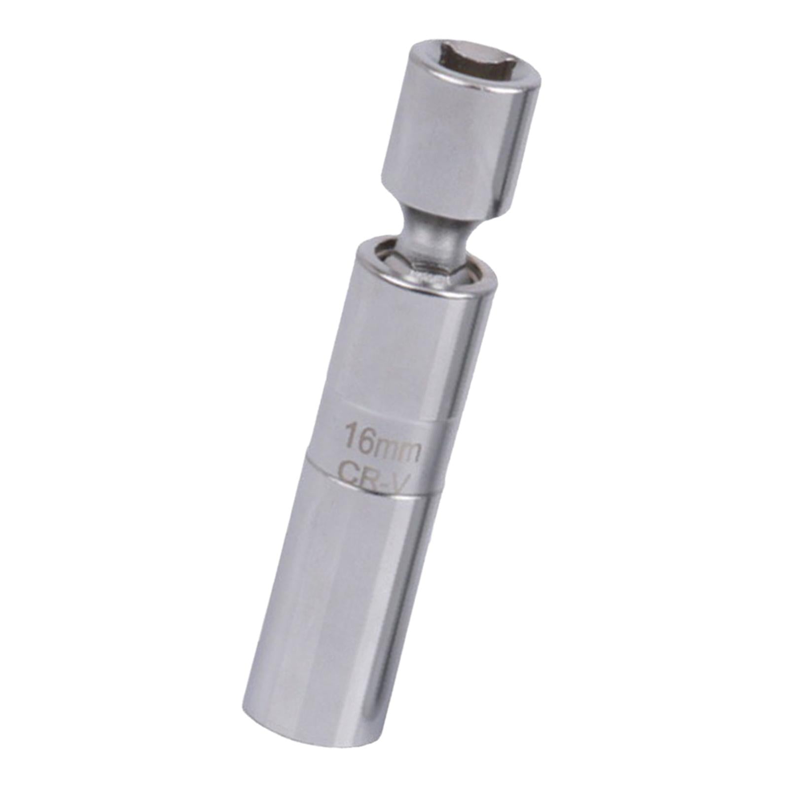 Magnetic Spark Plug Socket 3/8inch Drive 12 Points Wrench Car Repair Swivel 97mm 16mm