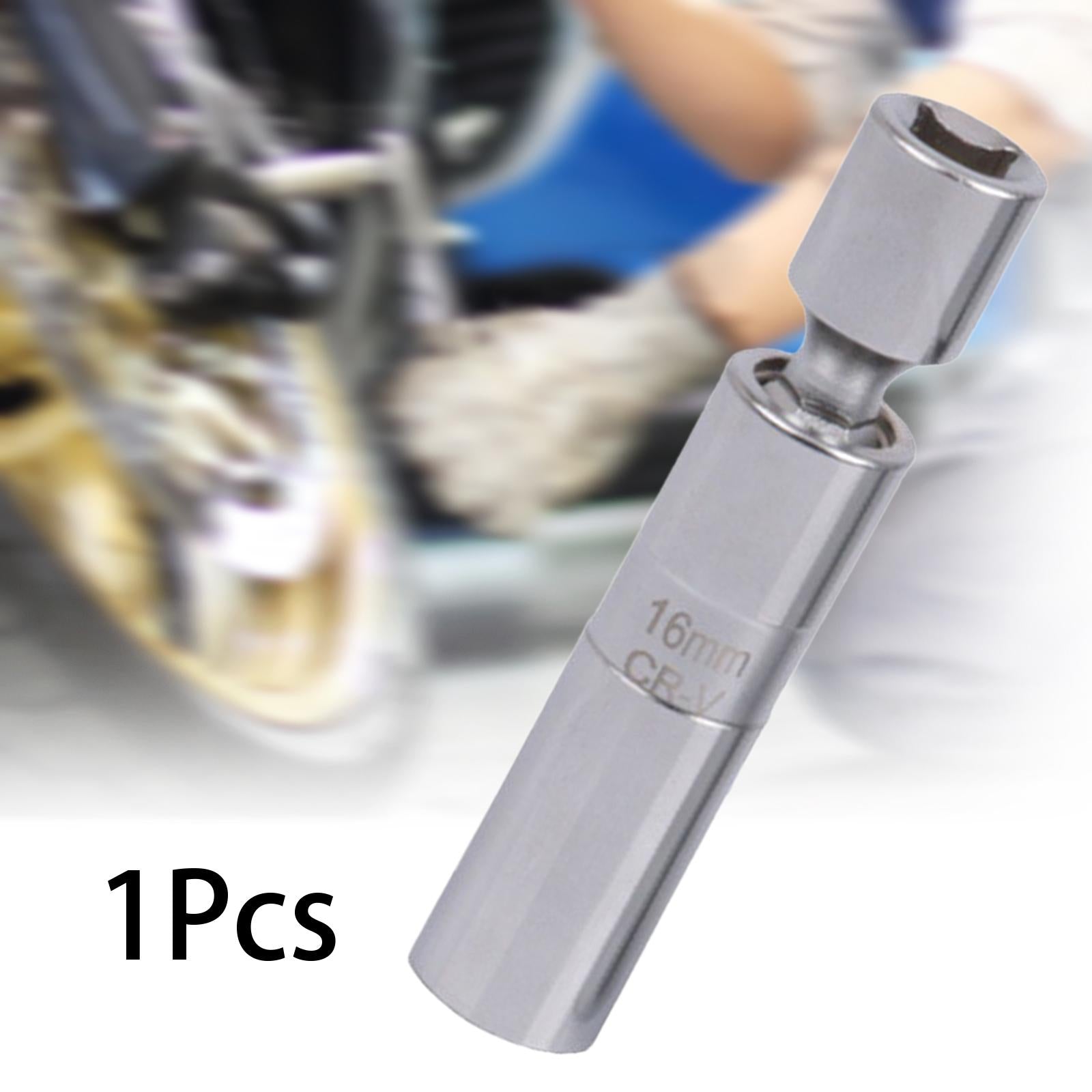 Magnetic Spark Plug Socket 3/8inch Drive 12 Points Wrench Car Repair Swivel 97mm 16mm