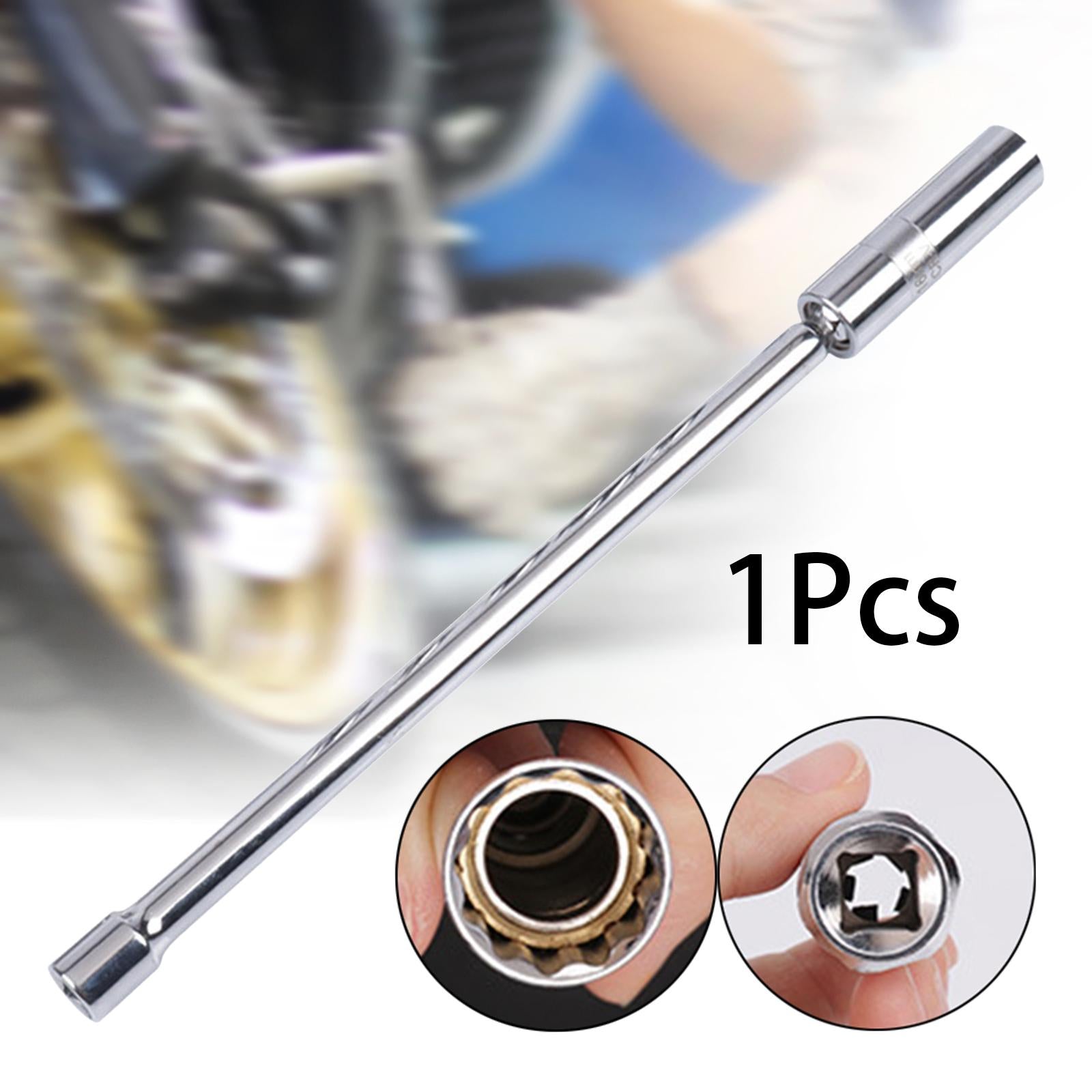 Magnetic Spark Plug Socket 3/8inch Drive 12 Points Wrench Car Repair Swivel 300mm 16mm