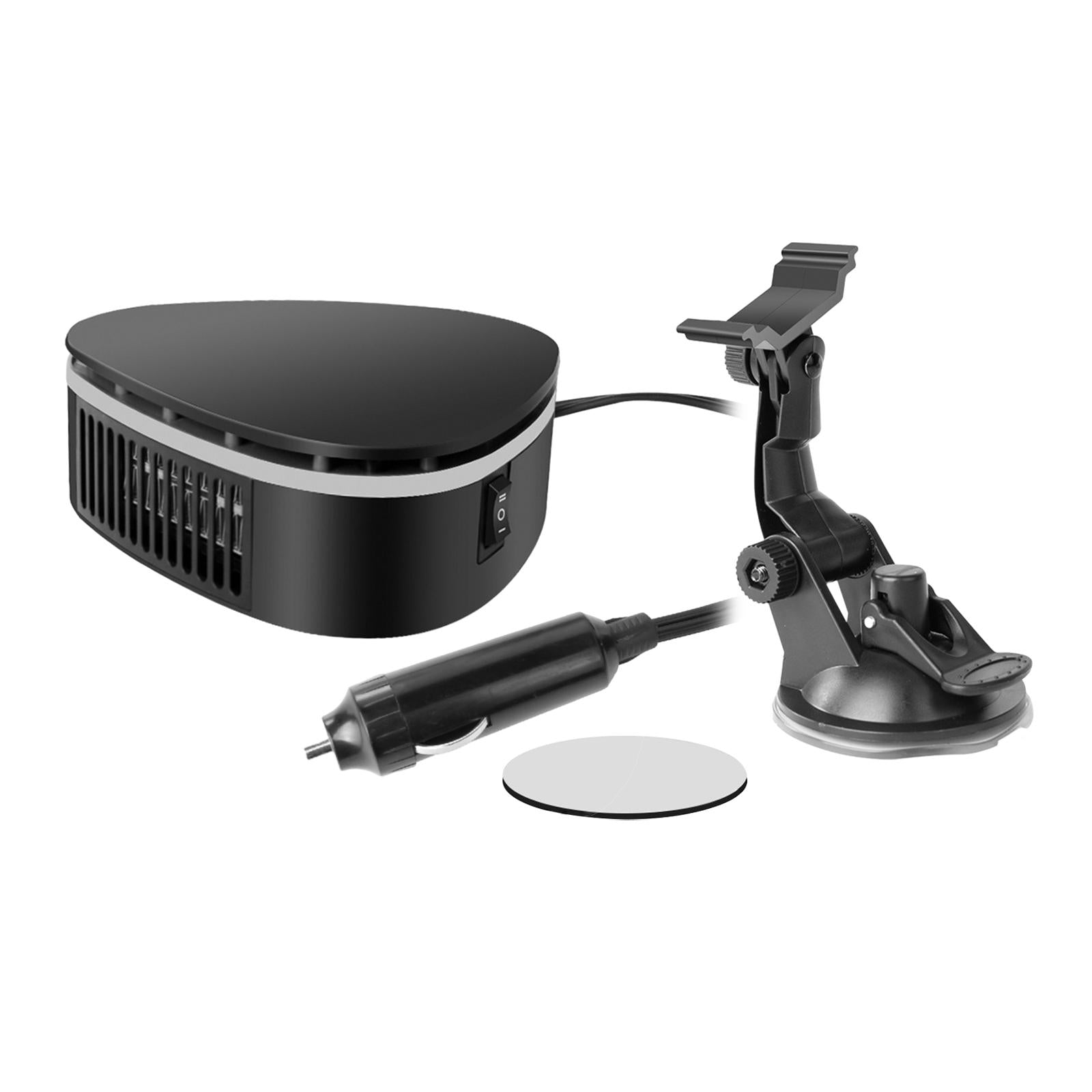 Car Heater Protable Windshield Defroster Fog Removing for Truck Boat RV With Suction Cup