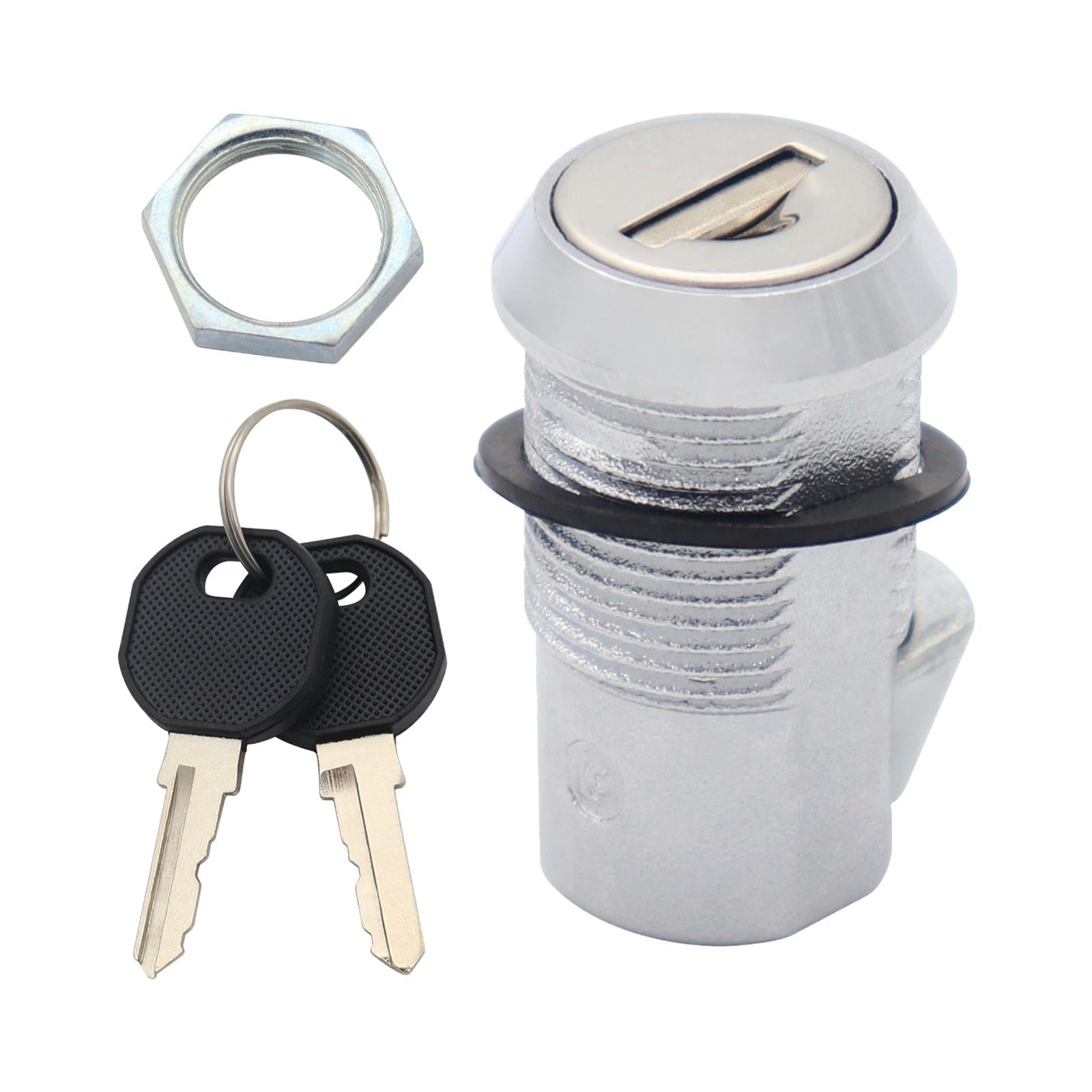 Rotating Handle Lock Latch Simple Installs Recovery Type Cylindrical Lock