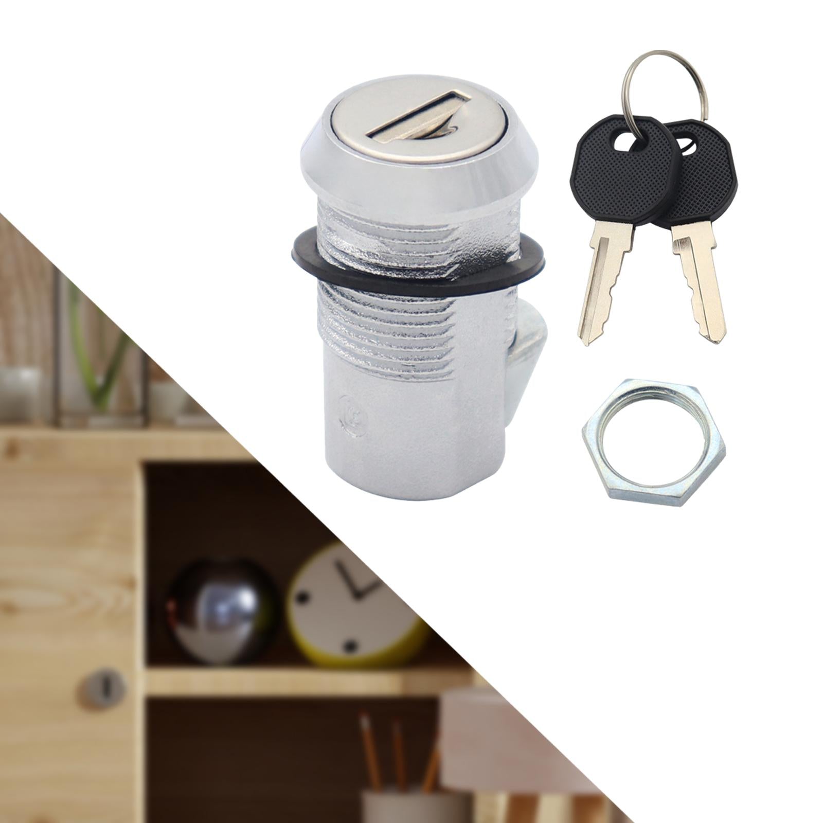 Rotating Handle Lock Latch Simple Installs Recovery Type Cylindrical Lock