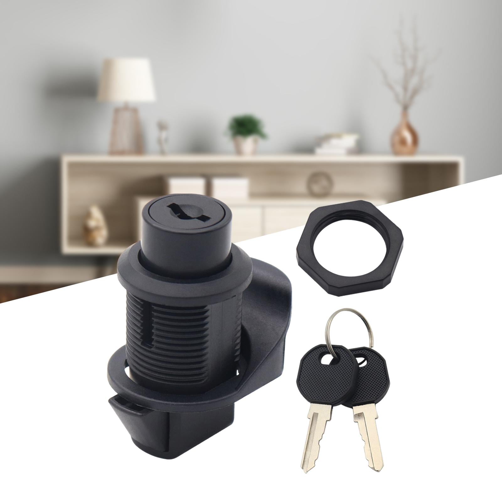 RV Paddle Entry Door Lock Latch with 2 Keys Premium up Entry Handle Knob