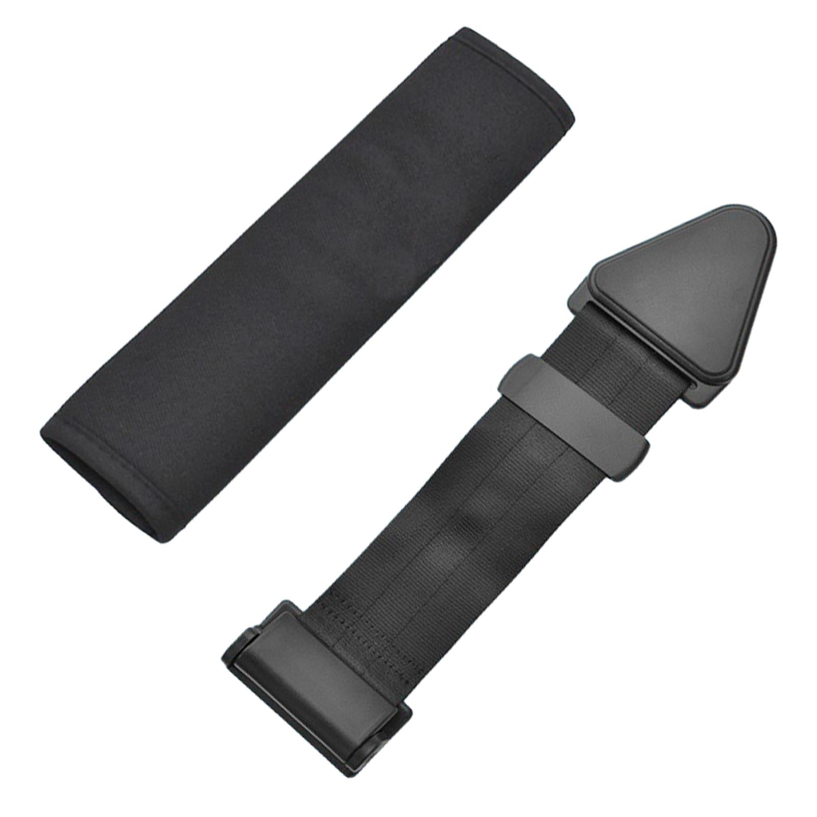 Seat Belt Adjuster Improve Driving Comfort Auto Shoulder Neck Strap Adjuster black