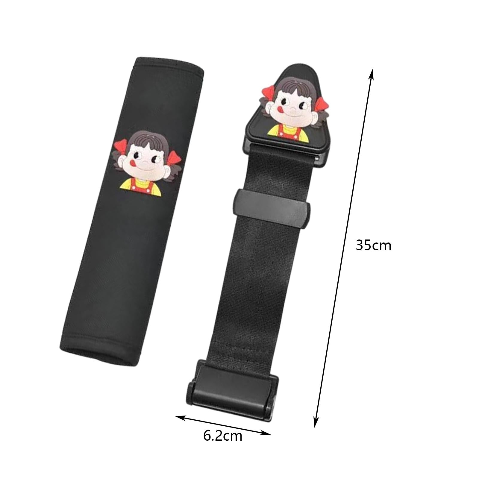 Seat Belt Adjuster Improve Driving Comfort Auto Shoulder Neck Strap Adjuster black girl