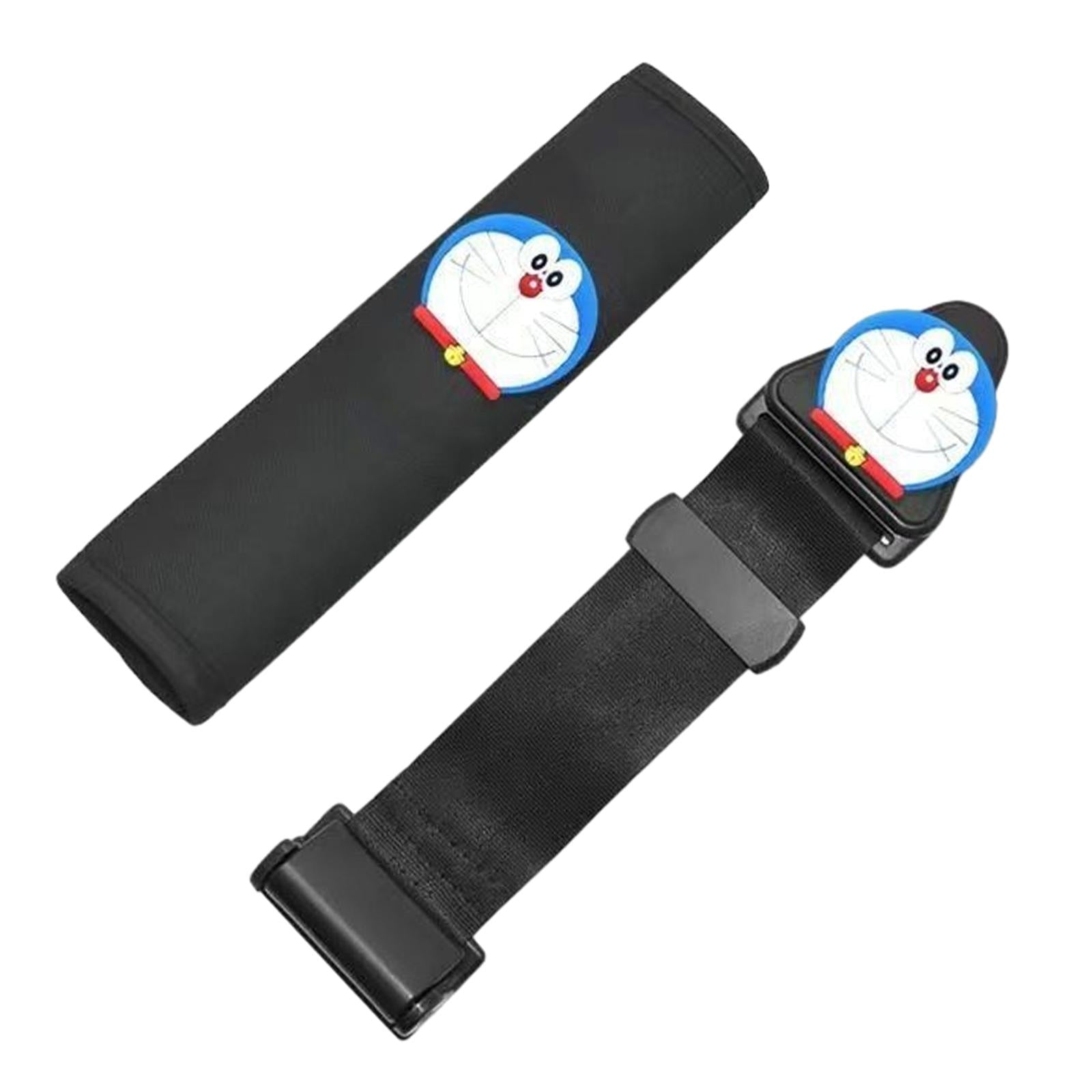 Seat Belt Adjuster Improve Driving Comfort Auto Shoulder Neck Strap Adjuster black cat