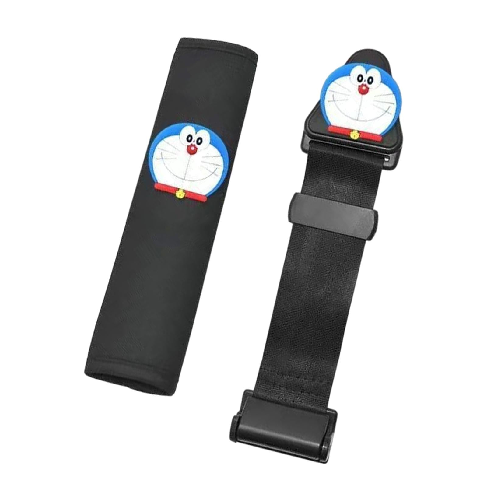 Seat Belt Adjuster Improve Driving Comfort Auto Shoulder Neck Strap Adjuster black cat