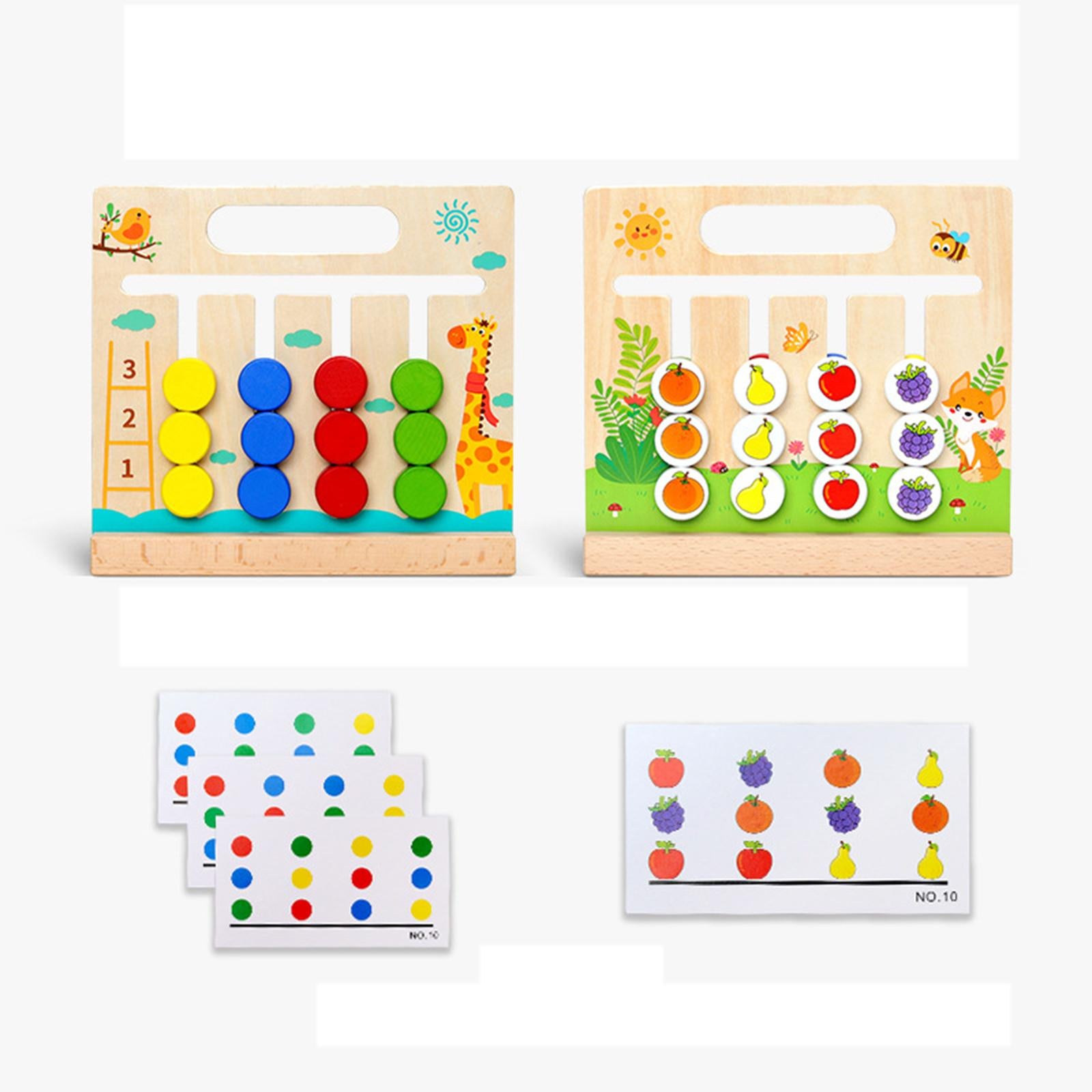Montessori Learning Toys Birthday Gifts Preschool Educational Wooden Toys