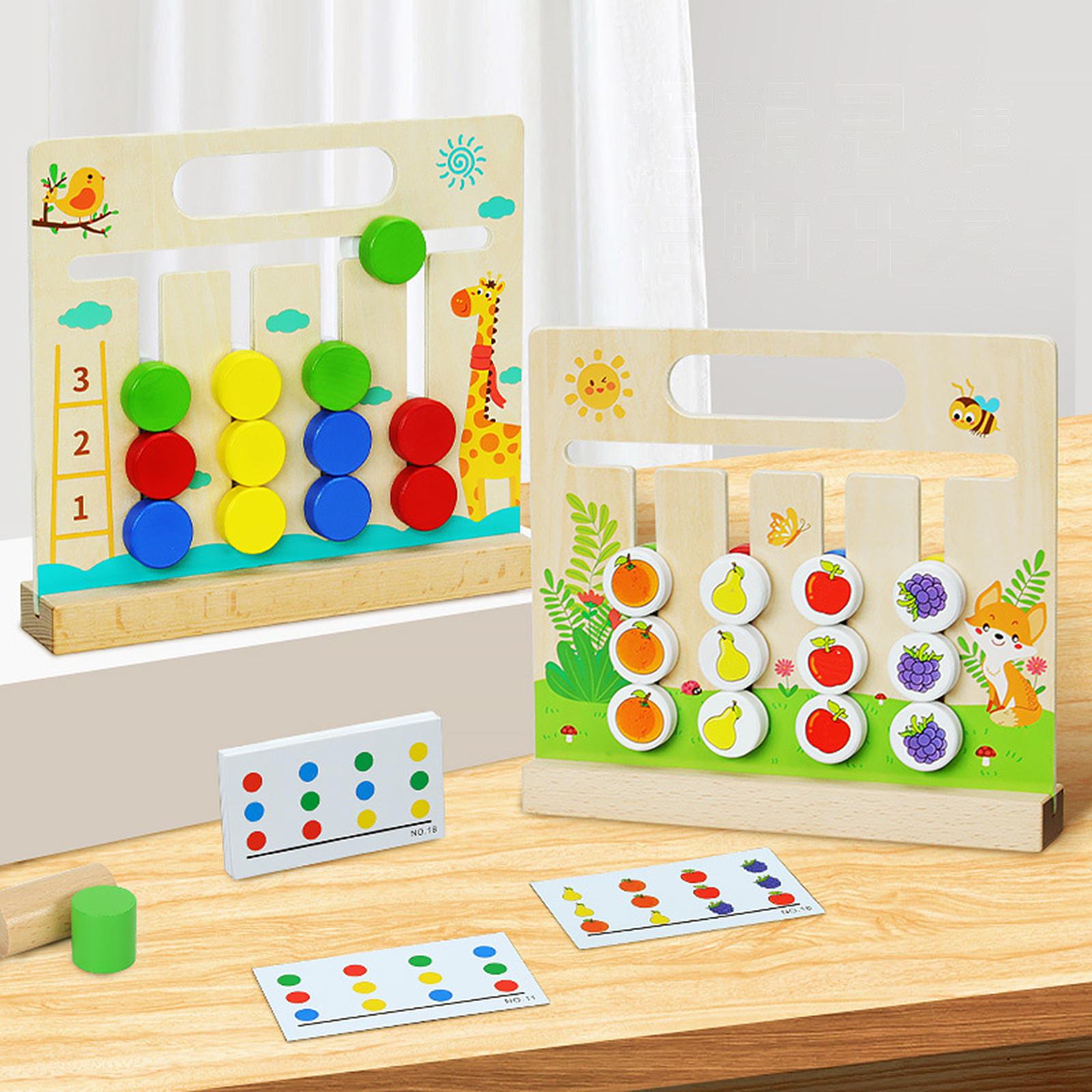 Montessori Learning Toys Birthday Gifts Preschool Educational Wooden Toys