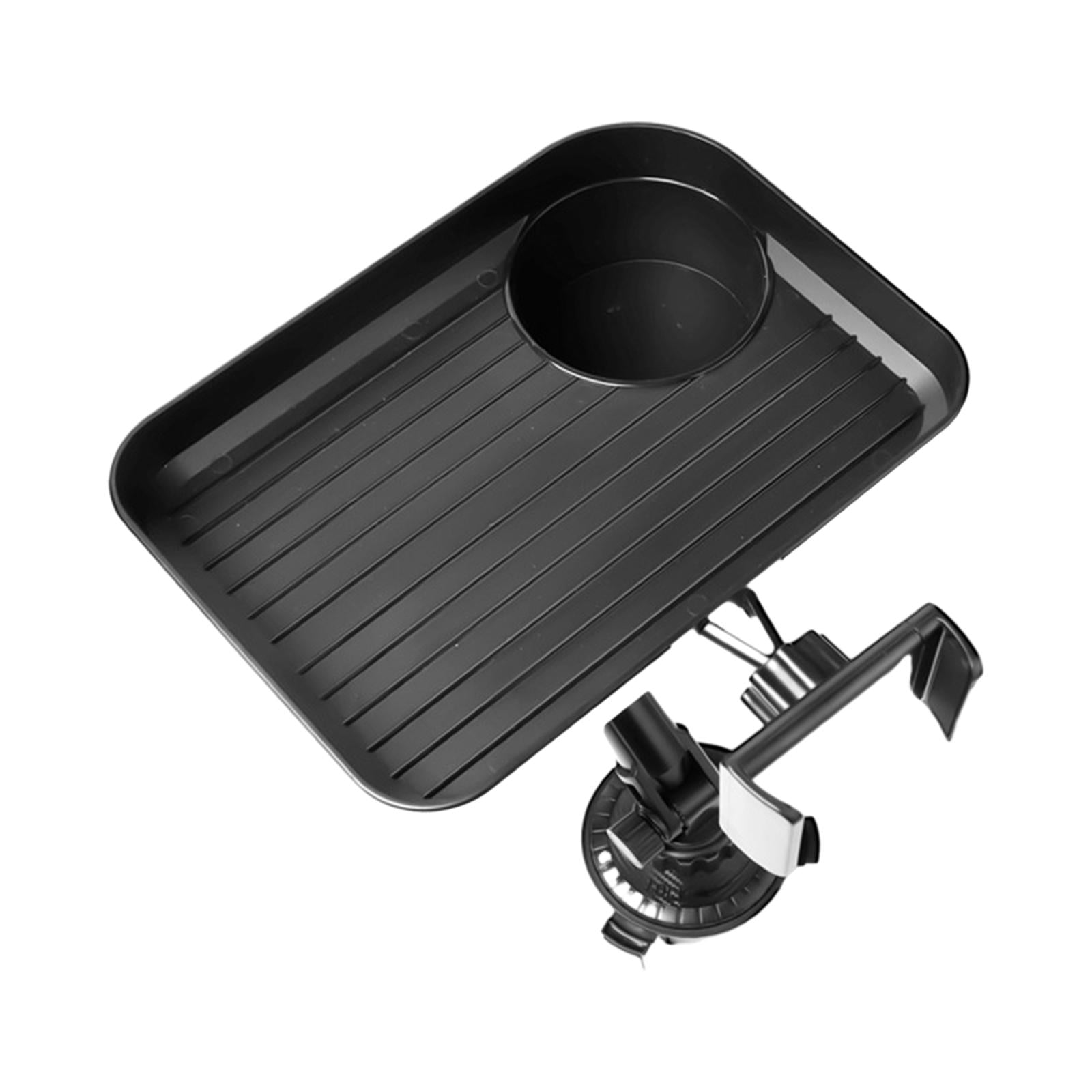 Car Cup Holder Expander Multipurpose 360° Rotating Food Table Tray