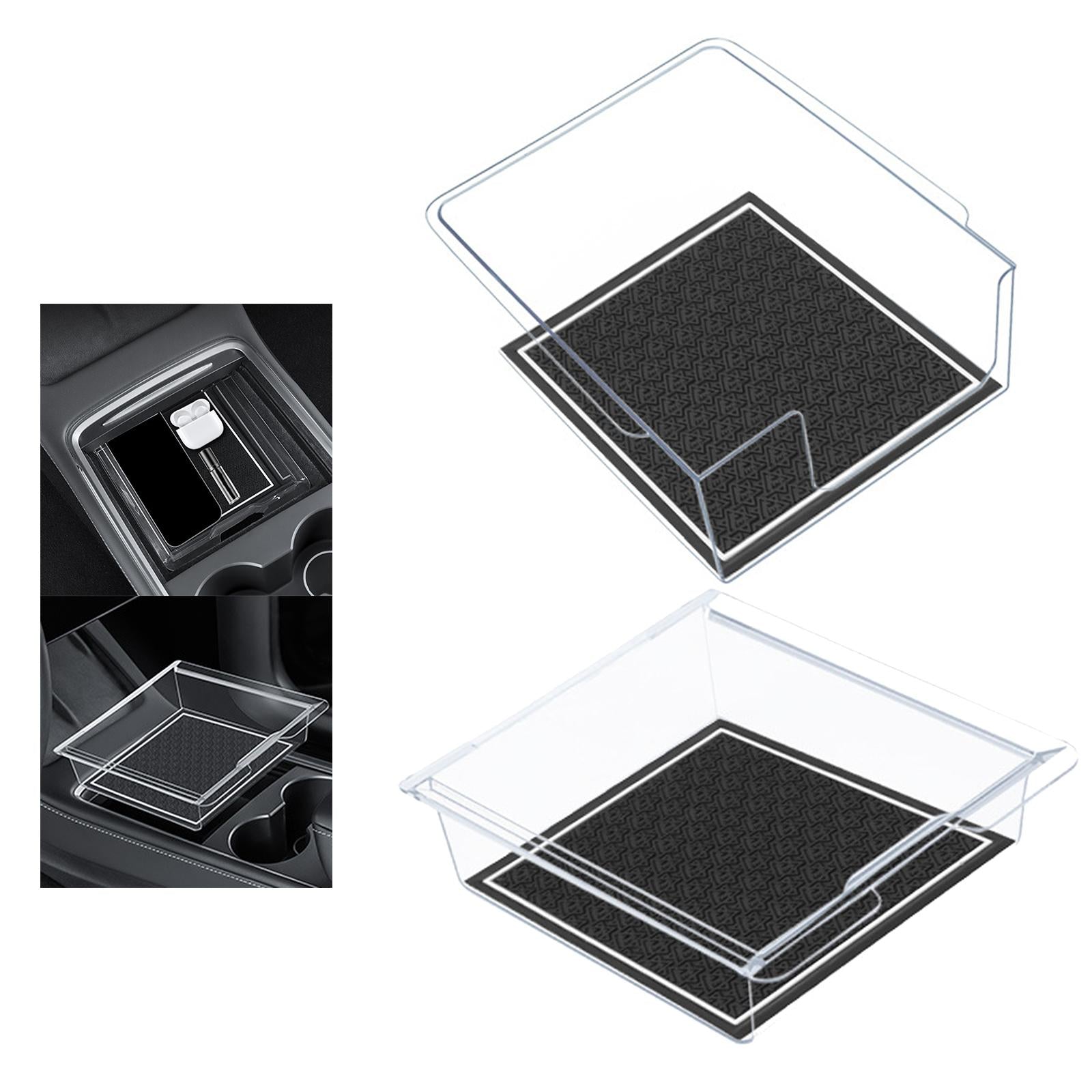 Central Console Organizer Tidy Interior Accessories for Tesla Model 3 Y front storage box