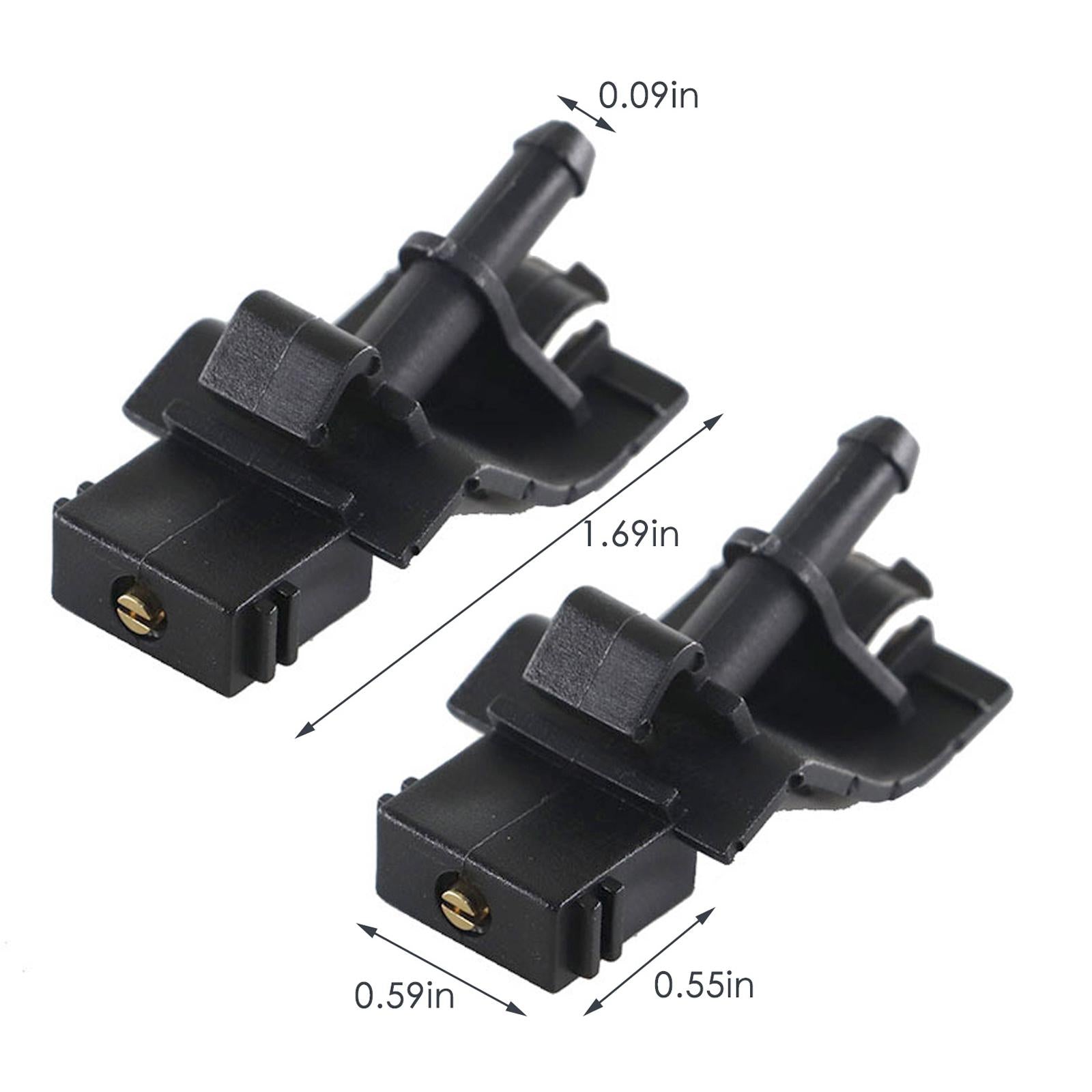 2x Car Window Spray Nozzles Replacement Parts for Lexus IS350 2009-2015