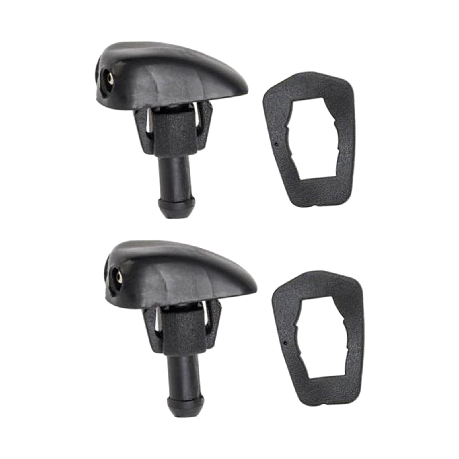 2 Pieces Car Windscreen Washer Nozzle Wiper Nozzle Windshield Sprayer Nozzle