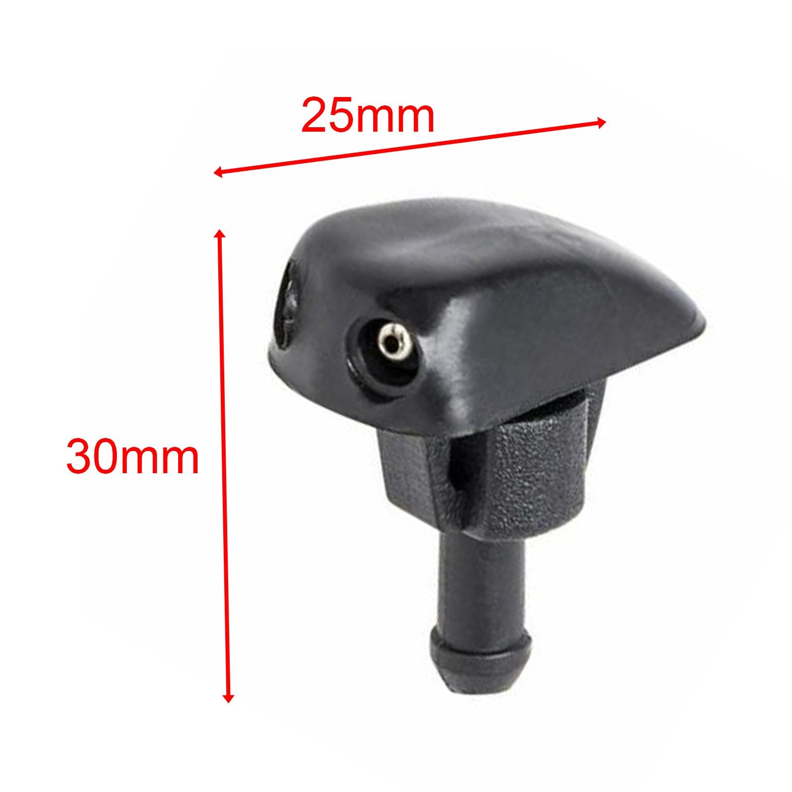 2 Pieces Car Windscreen Washer Nozzle Wiper Nozzle Windshield Sprayer Nozzle