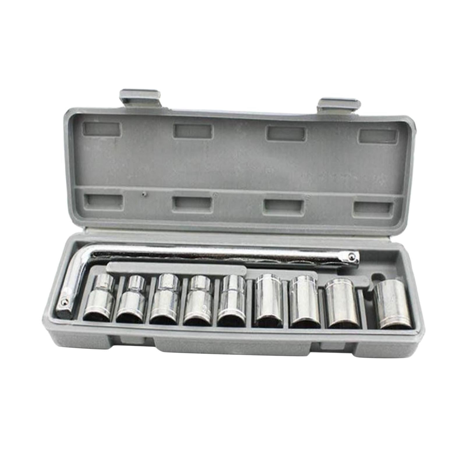 10x Drive Socket Wrench Set Woodworking Repairing Home Cars Auto Repair Tool