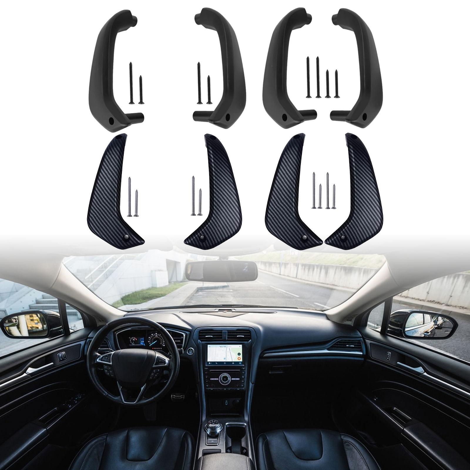 Interior Door Handle Vehicle Inside Door Handle for Ford Fiesta Durable Black left