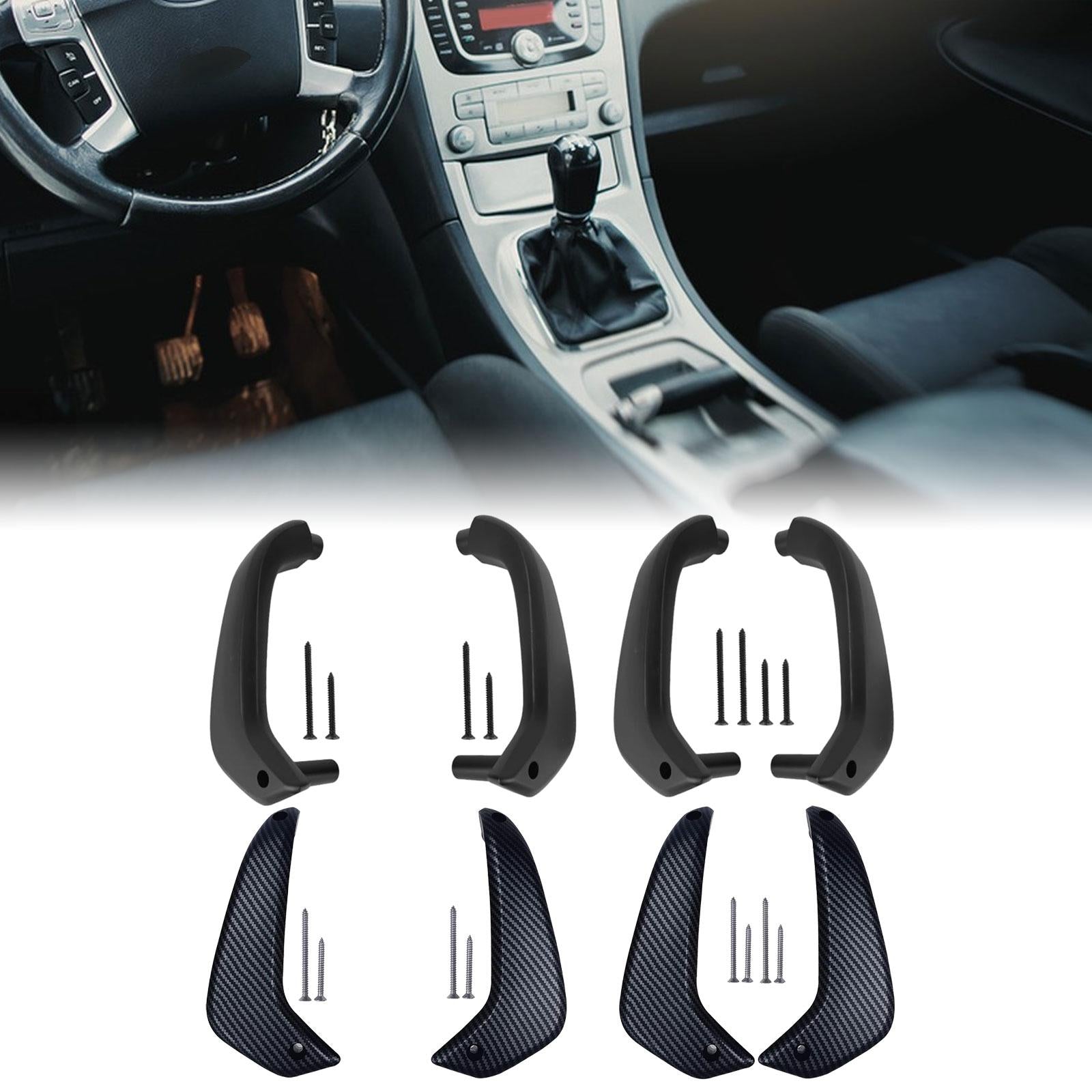 Interior Door Handle Vehicle Inside Door Handle for Ford Fiesta Durable Black left