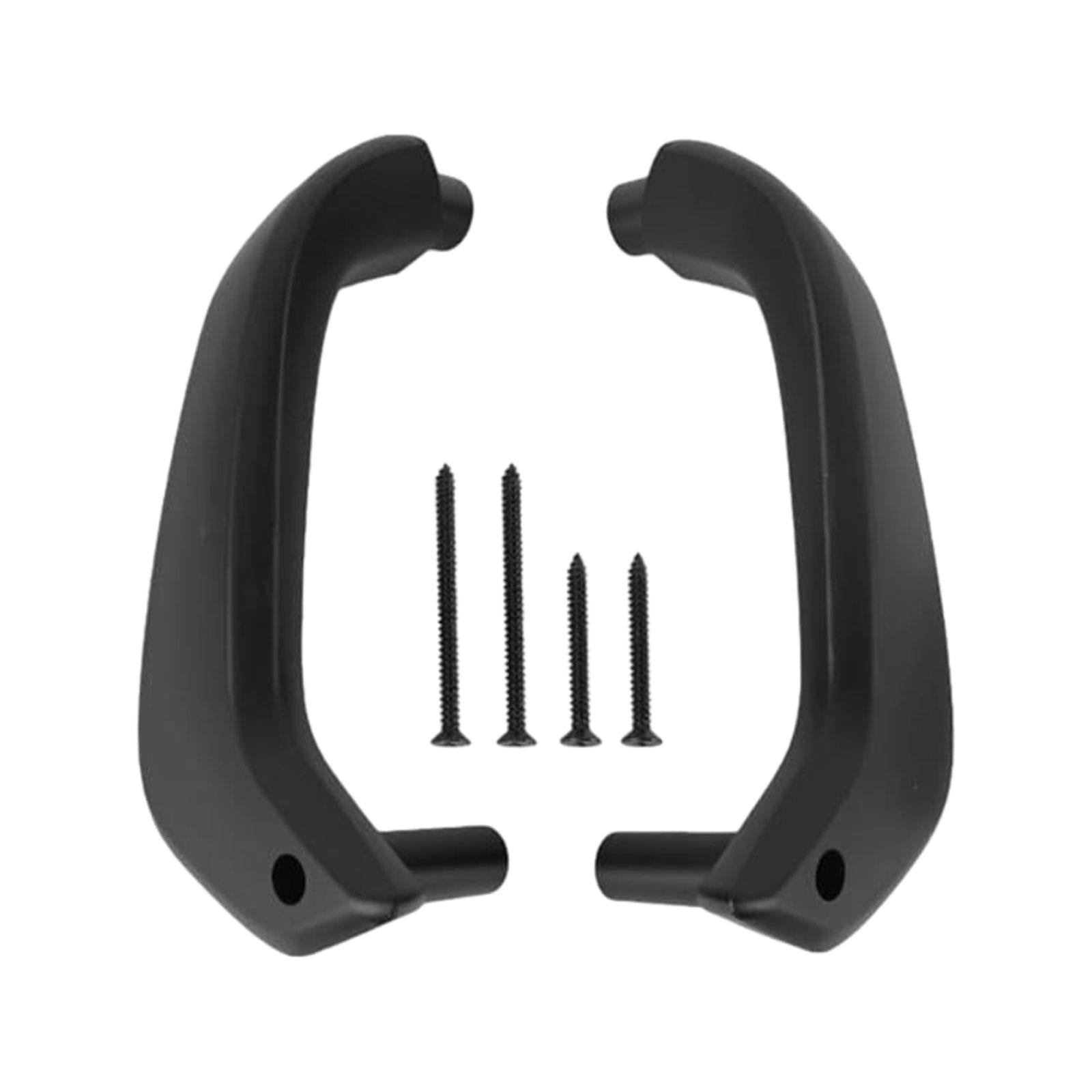 Interior Door Handle Vehicle Inside Door Handle for Ford Fiesta Durable Black 1 pair