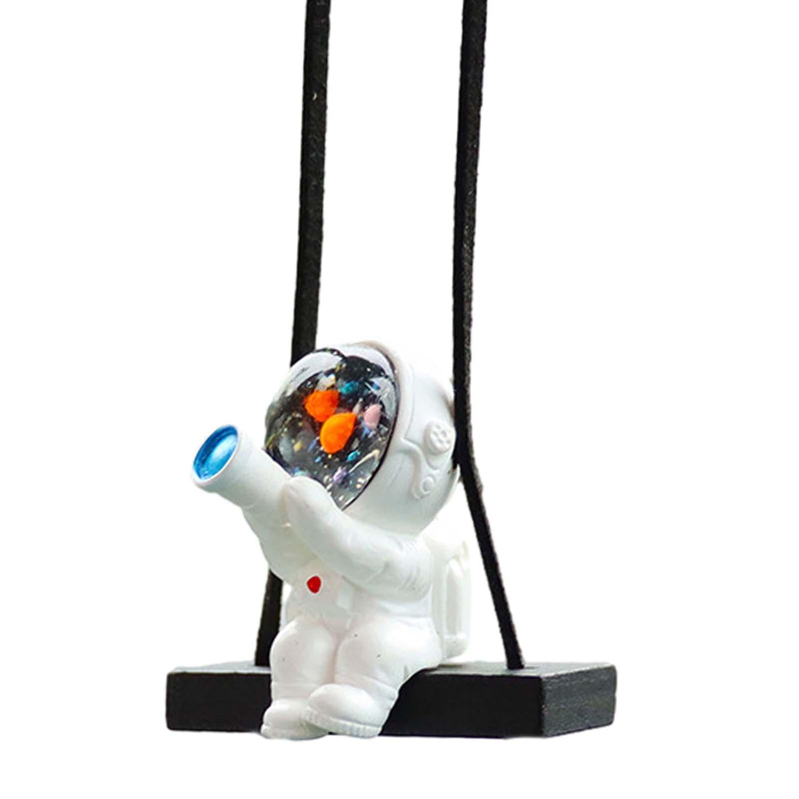 3xAstronaut Pendant for Car Hanging Ornament for Car Bedside Bedrooms Style E