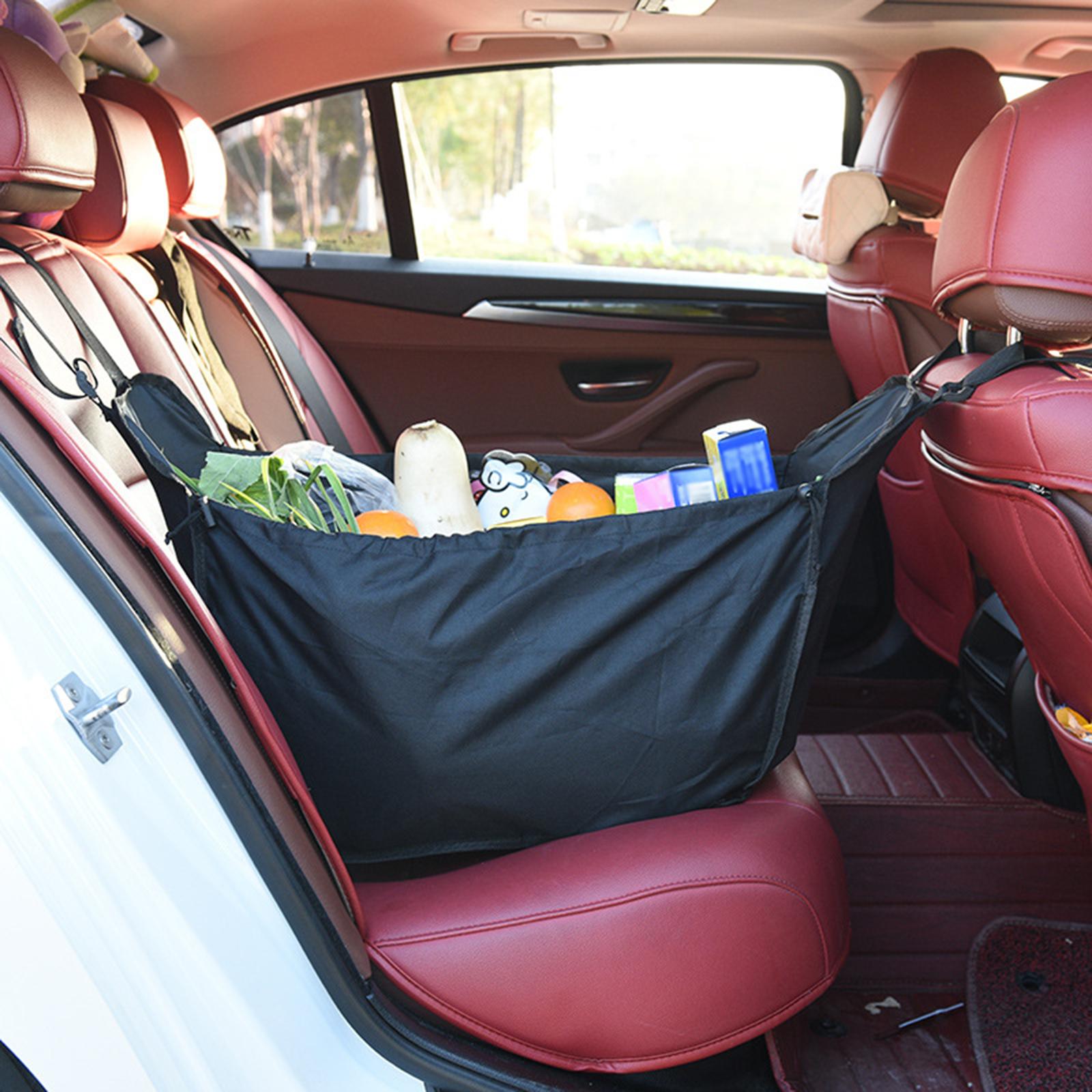 Car Hammock Storage Bag Seat Back Front Trunk Organizer Car Seat Organizer