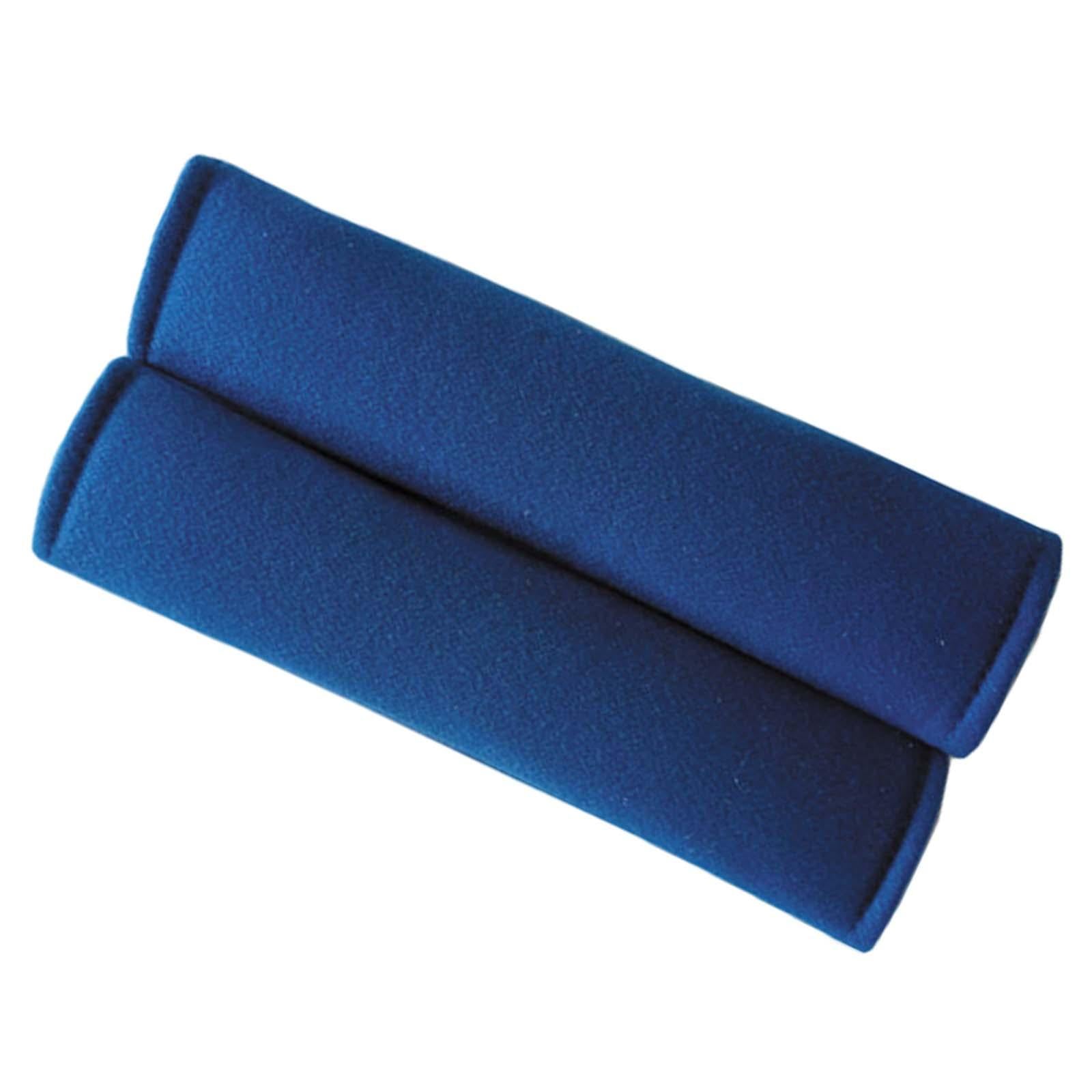 2Pcs Car Safety Belt Strap Shoulder Pad for Automobile Camera Golf Bags Blue