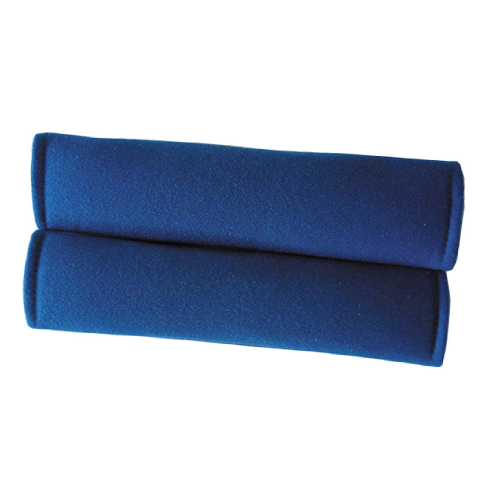 2Pcs Car Safety Belt Strap Shoulder Pad for Automobile Camera Golf Bags Blue