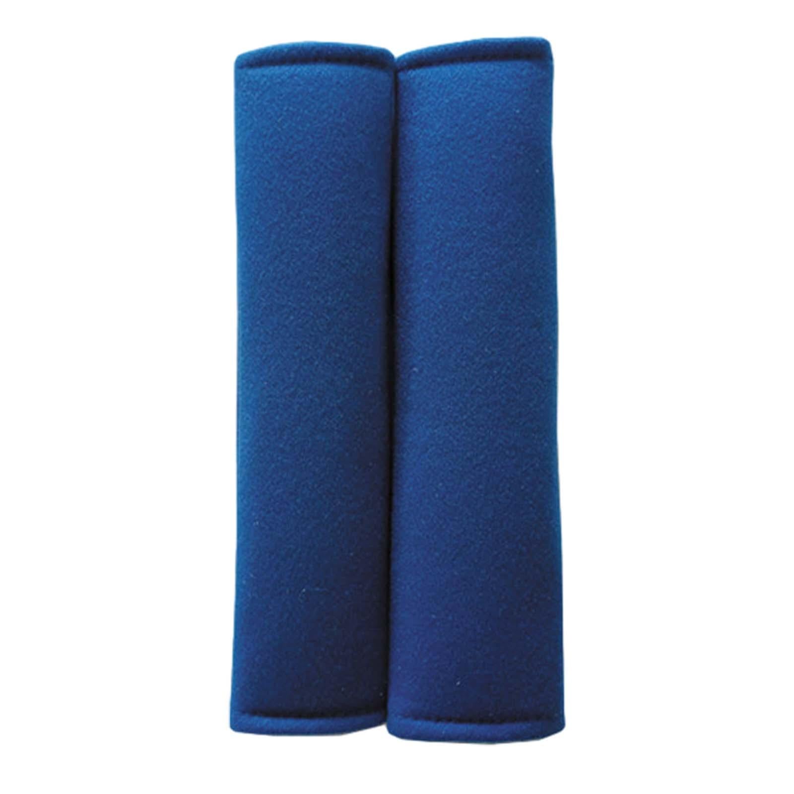 2Pcs Car Safety Belt Strap Shoulder Pad for Automobile Camera Golf Bags Blue