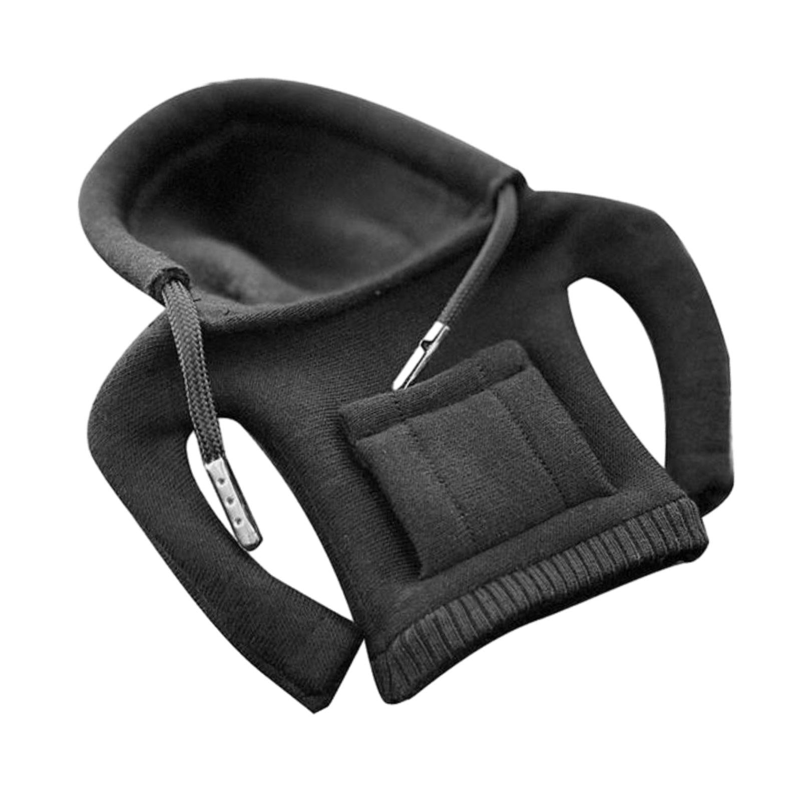 Car Shifter Knob Cover Hoodie Sweatshirt Decoration Cool Shifter Lever Decor Black