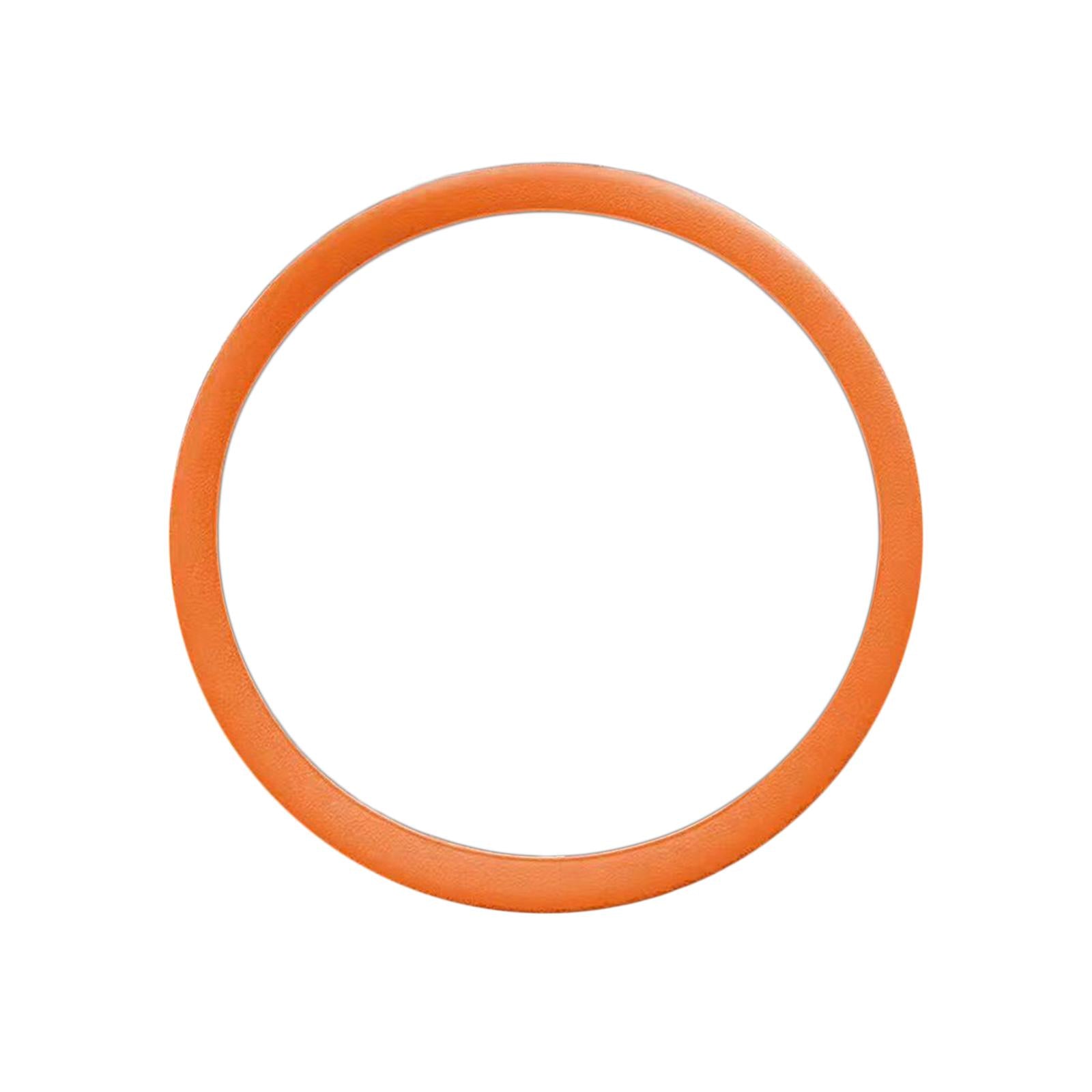 Car Steering Wheel Cover for Steering Wheel Diameter 32cm to 40cm Protection Orange