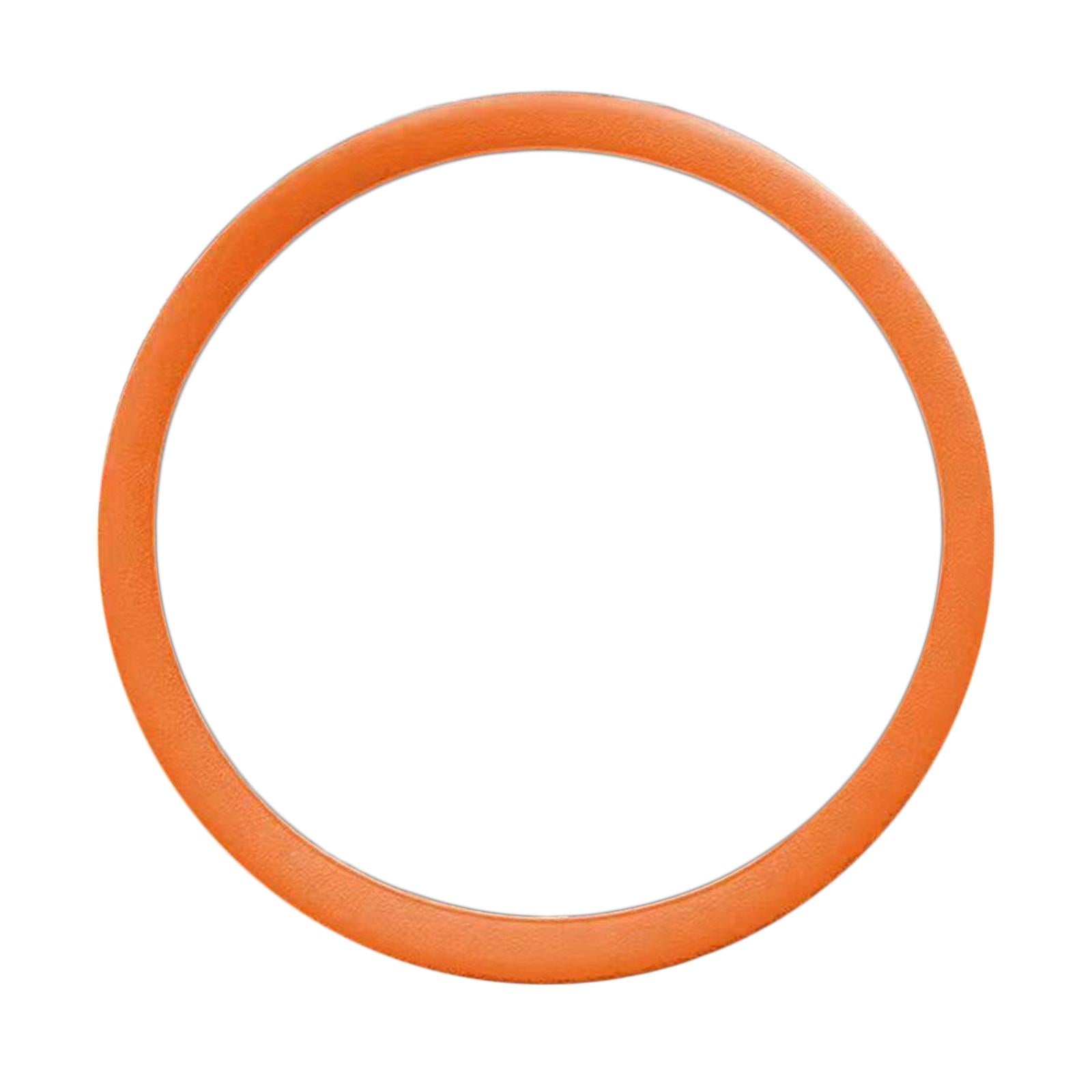 Car Steering Wheel Cover for Steering Wheel Diameter 32cm to 40cm Protection Orange