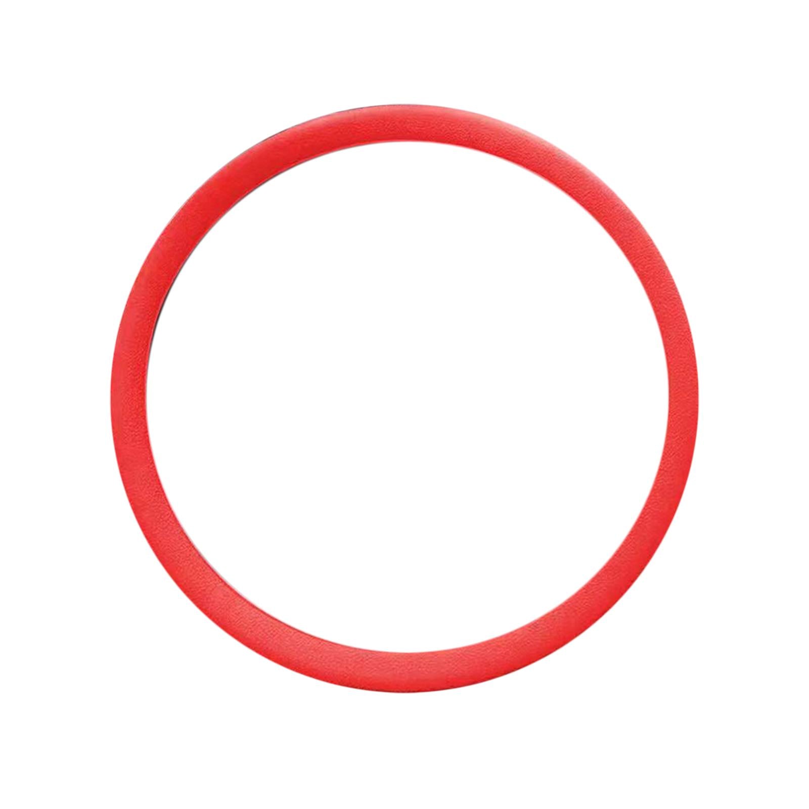 Car Steering Wheel Cover for Steering Wheel Diameter 32cm to 40cm Protection Red