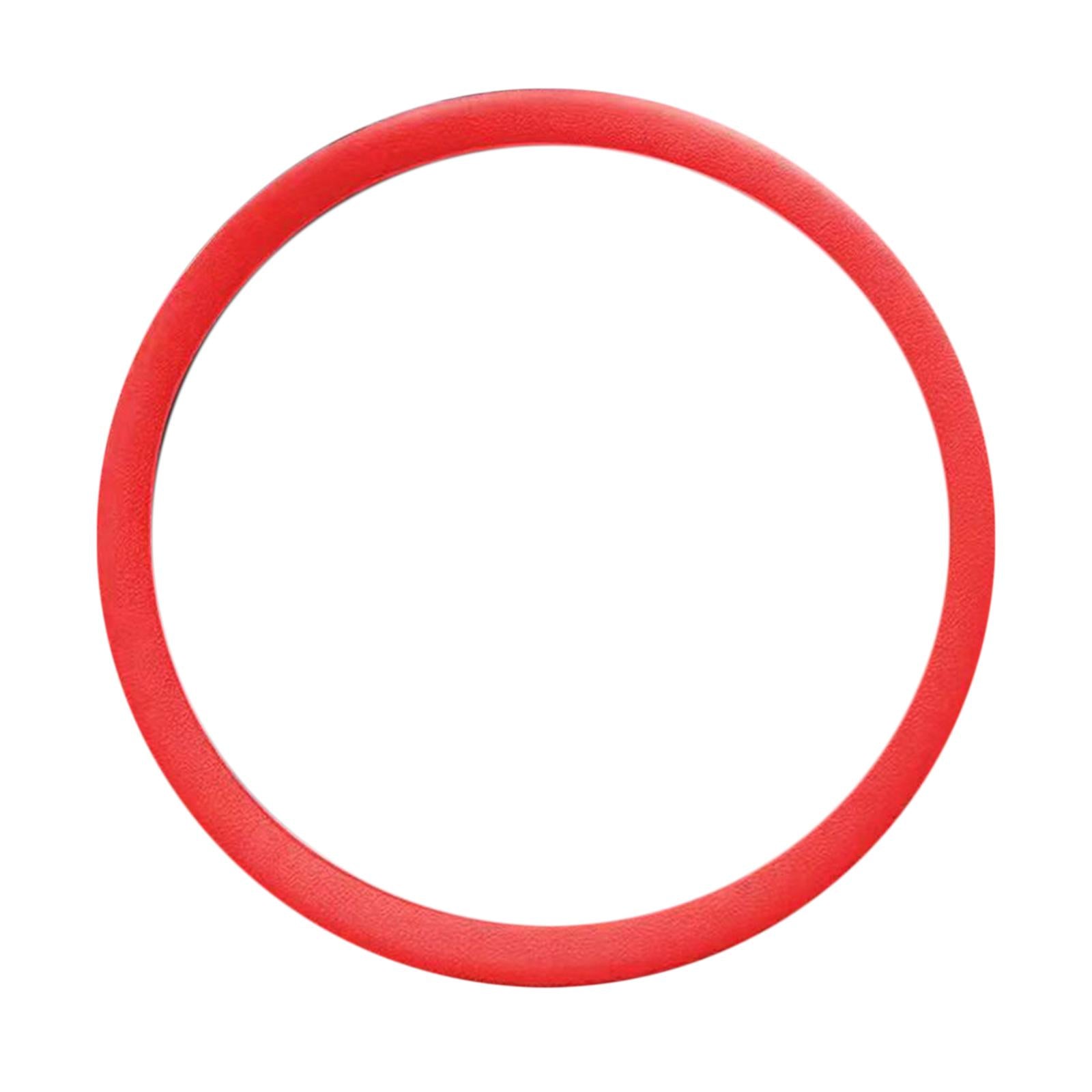 Car Steering Wheel Cover for Steering Wheel Diameter 32cm to 40cm Protection Red