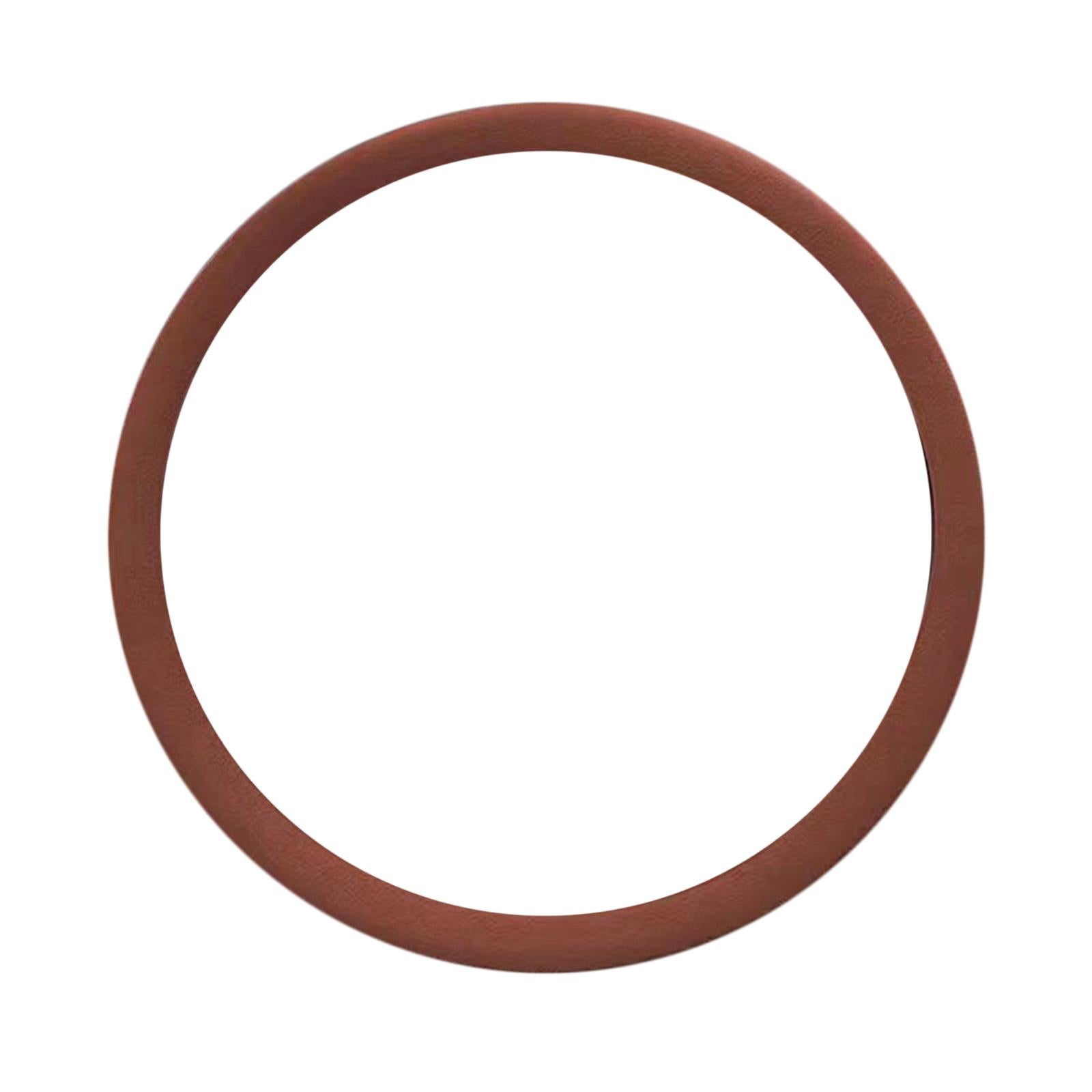 Car Steering Wheel Cover for Steering Wheel Diameter 32cm to 40cm Protection Coffee