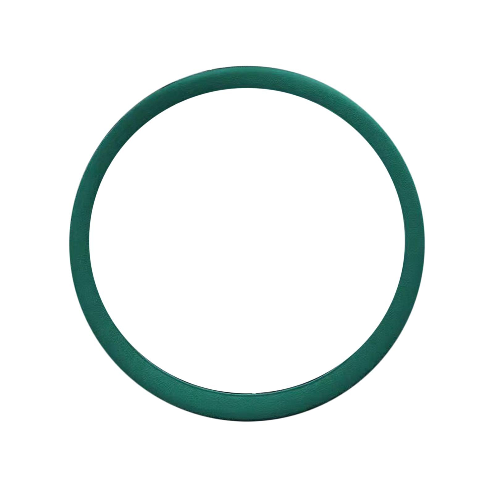 Car Steering Wheel Cover for Steering Wheel Diameter 32cm to 40cm Protection Deep Green
