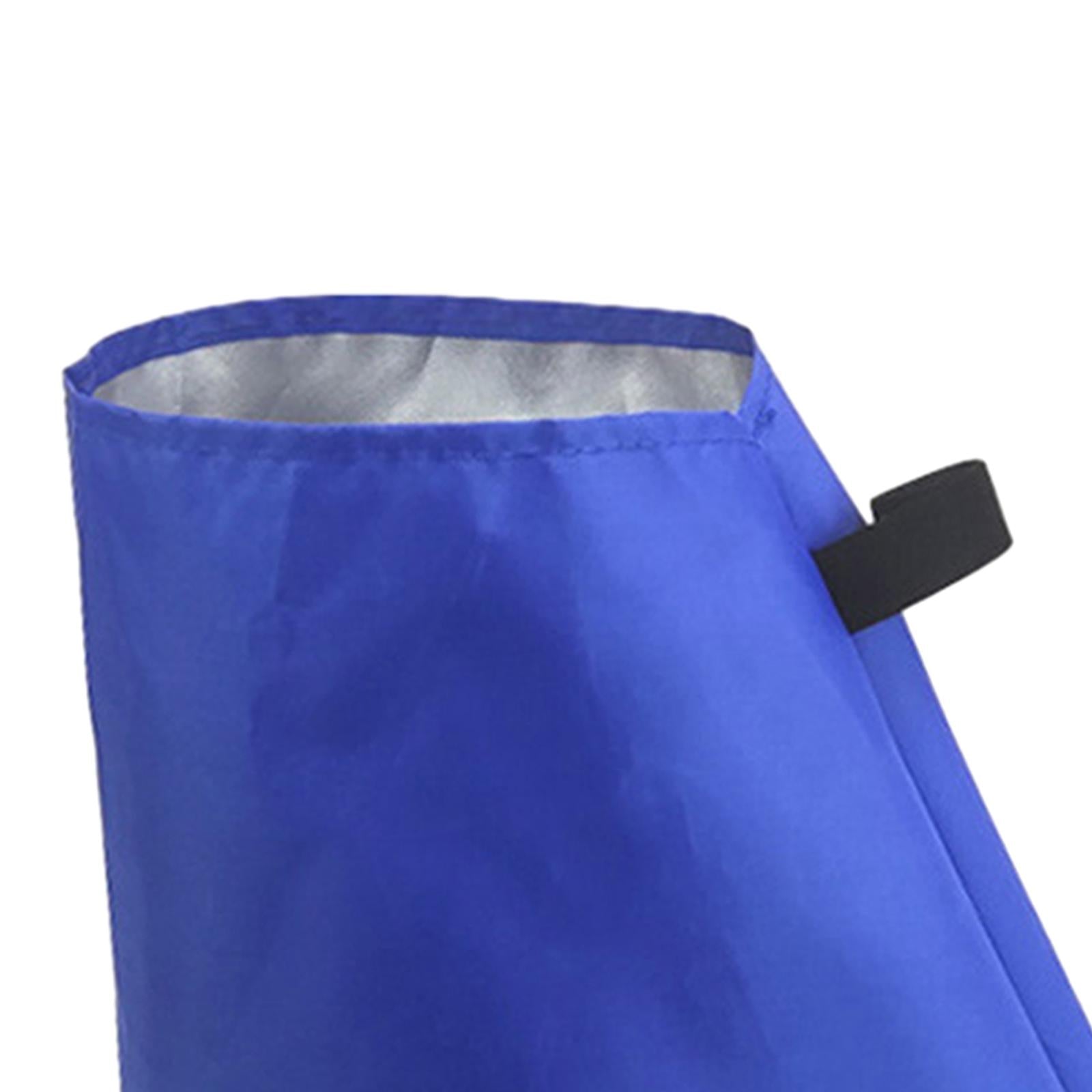 Car Charging Port Cover Dustproof Heat Insulation EV Charger Cover Blue