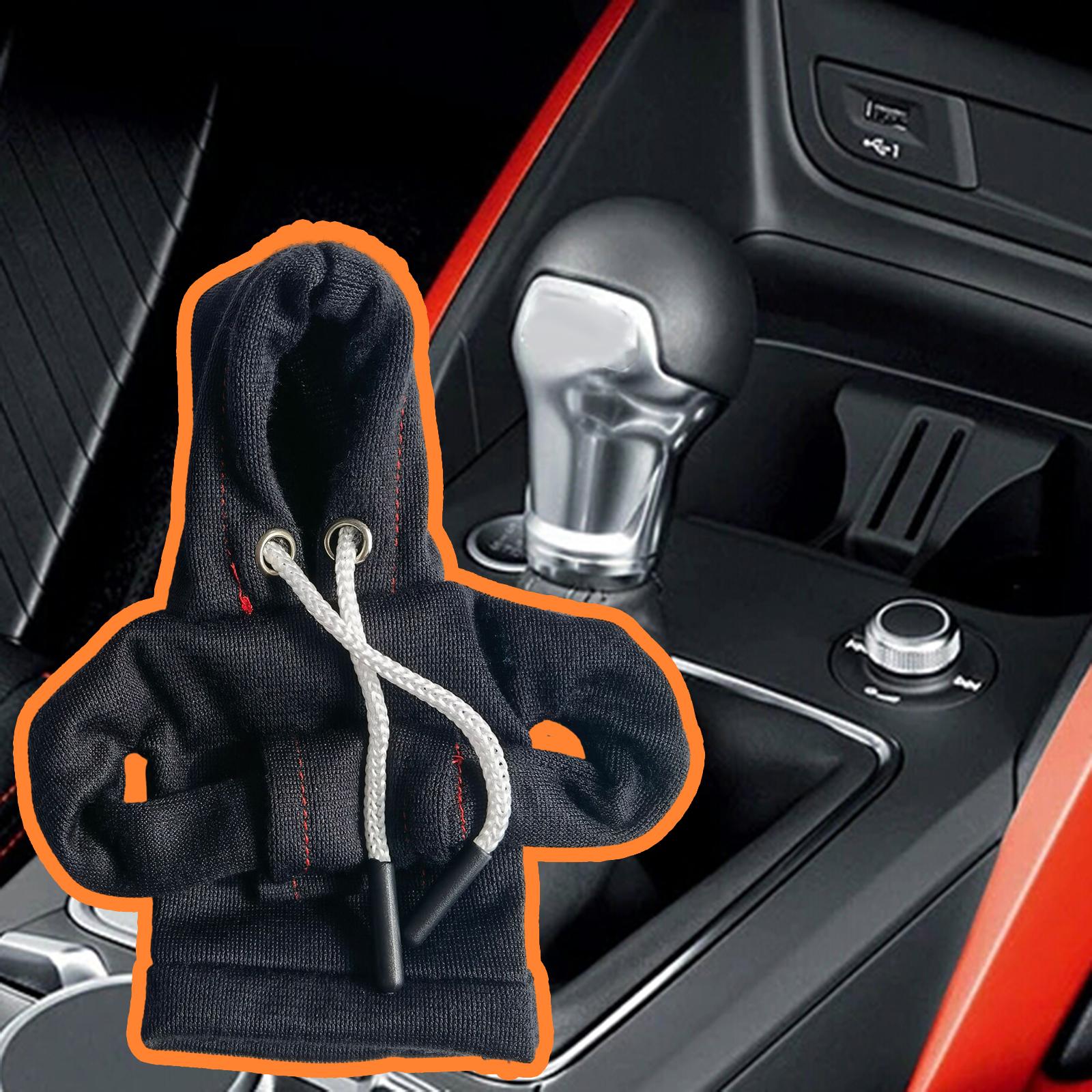 Gear Shifter Lever Knob Cover Decoration Anti Slip Funny Shifter Lever Decor Black