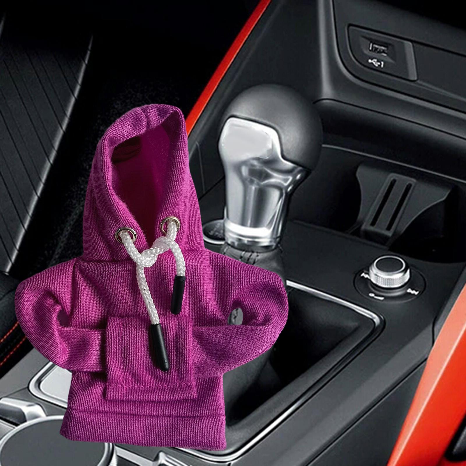 3xGear Shifter Lever Knob Cover Decoration Anti Slip Funny Shifter Lever Decor Purple