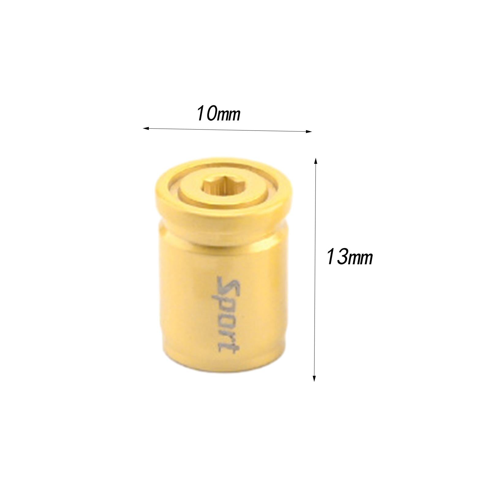 4 Pieces Car Tire Valve Stem Caps Tire Air Caps for Automobile Bike SUV Gold