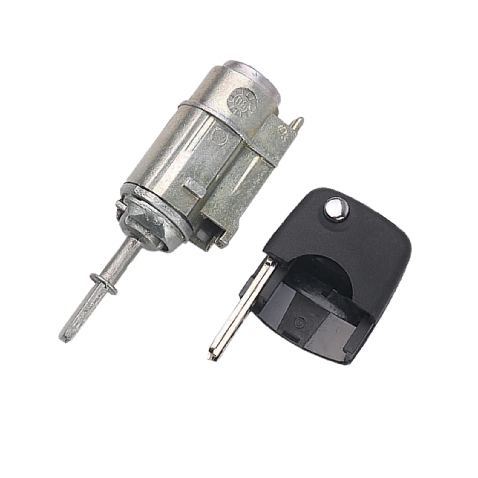 Left Door Lock Cylinder with Key Metal High Performance for Audi A6 A6L Folding Key