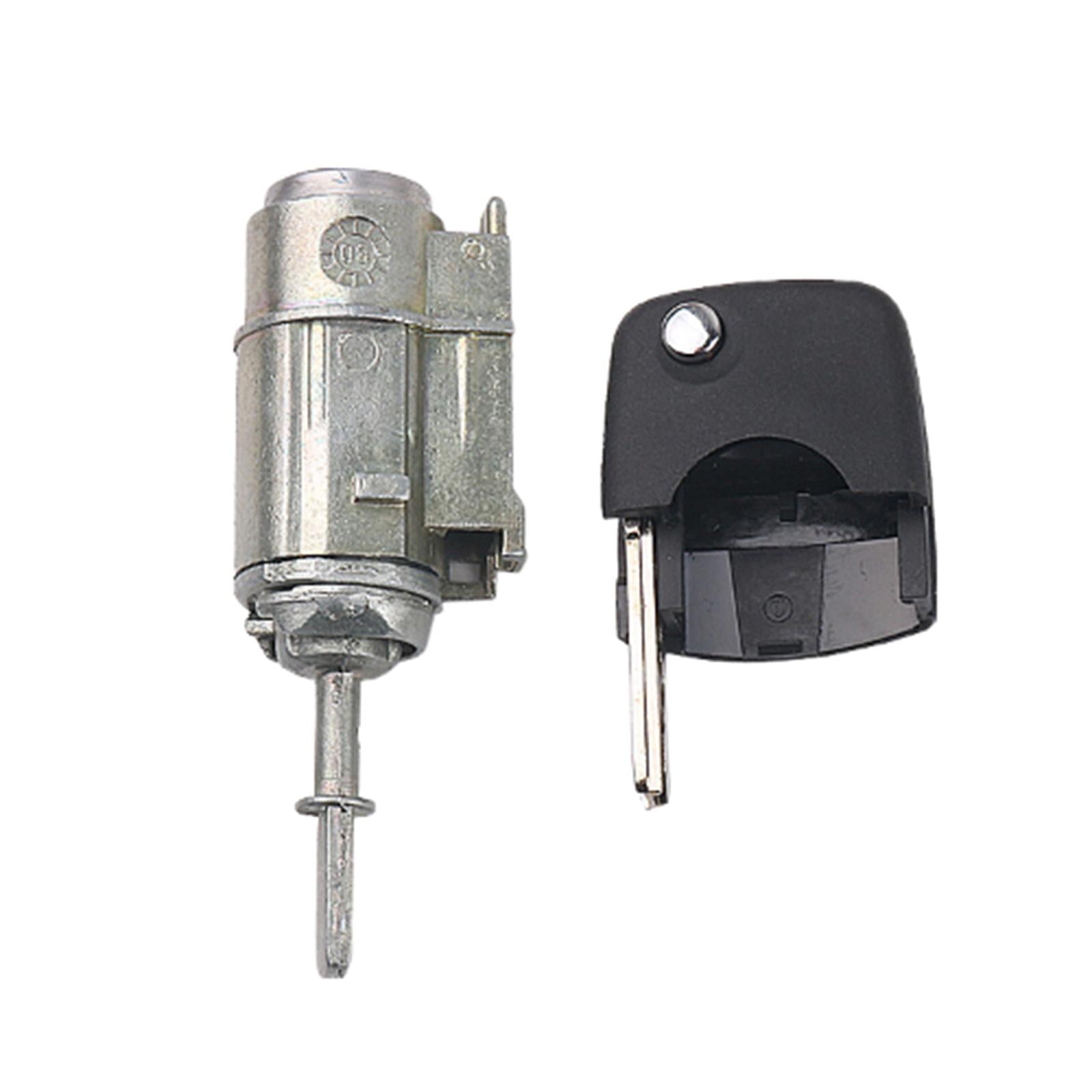 Left Door Lock Cylinder with Key Metal High Performance for Audi A6 A6L Folding Key