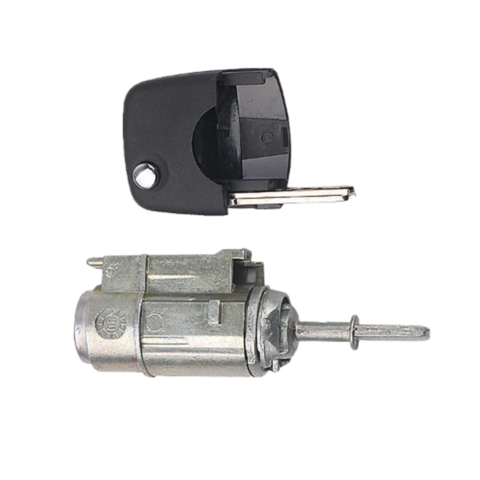Left Door Lock Cylinder with Key Metal High Performance for Audi A6 A6L Folding Key