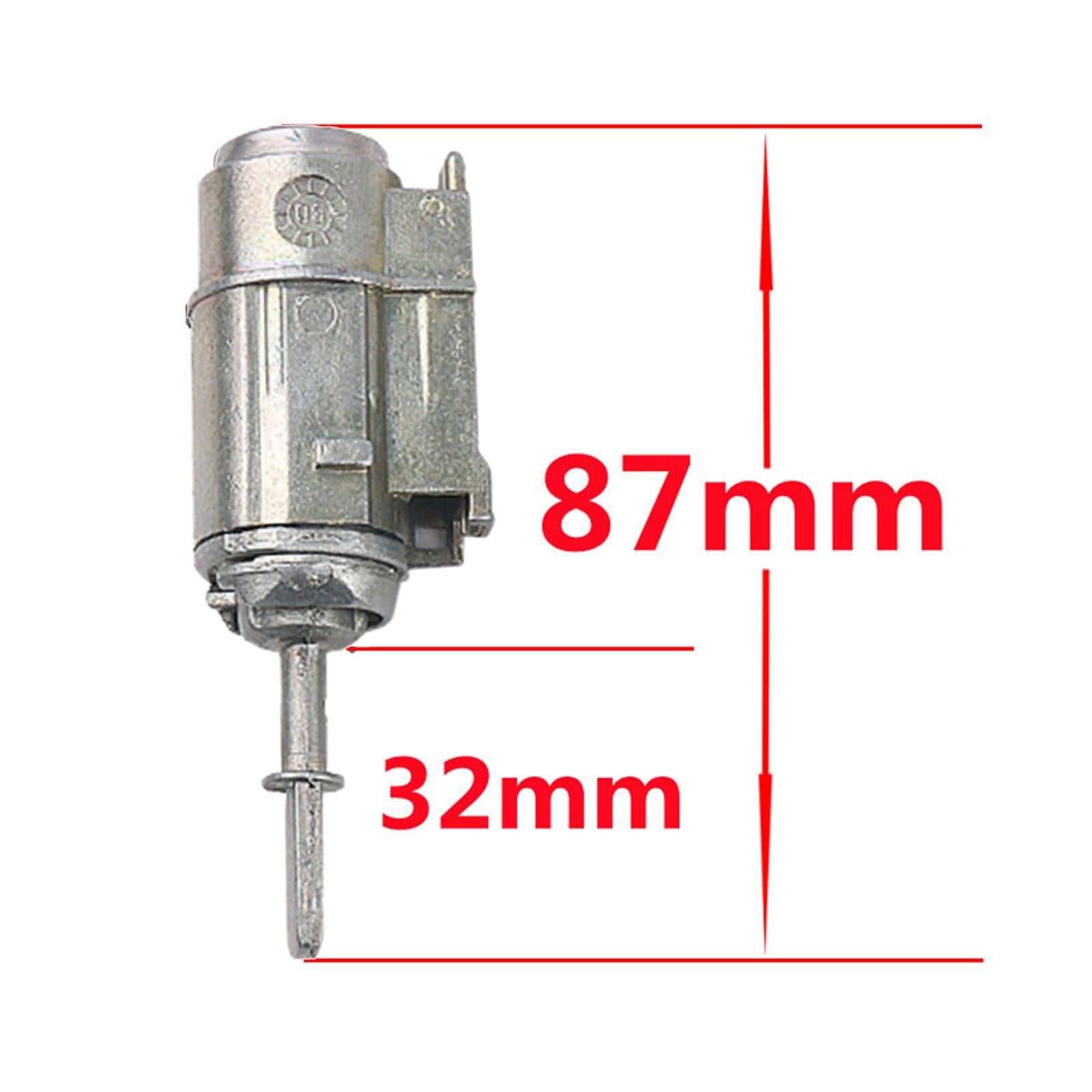 Left Door Lock Cylinder with Key Metal High Performance for Audi A6 A6L Folding Key